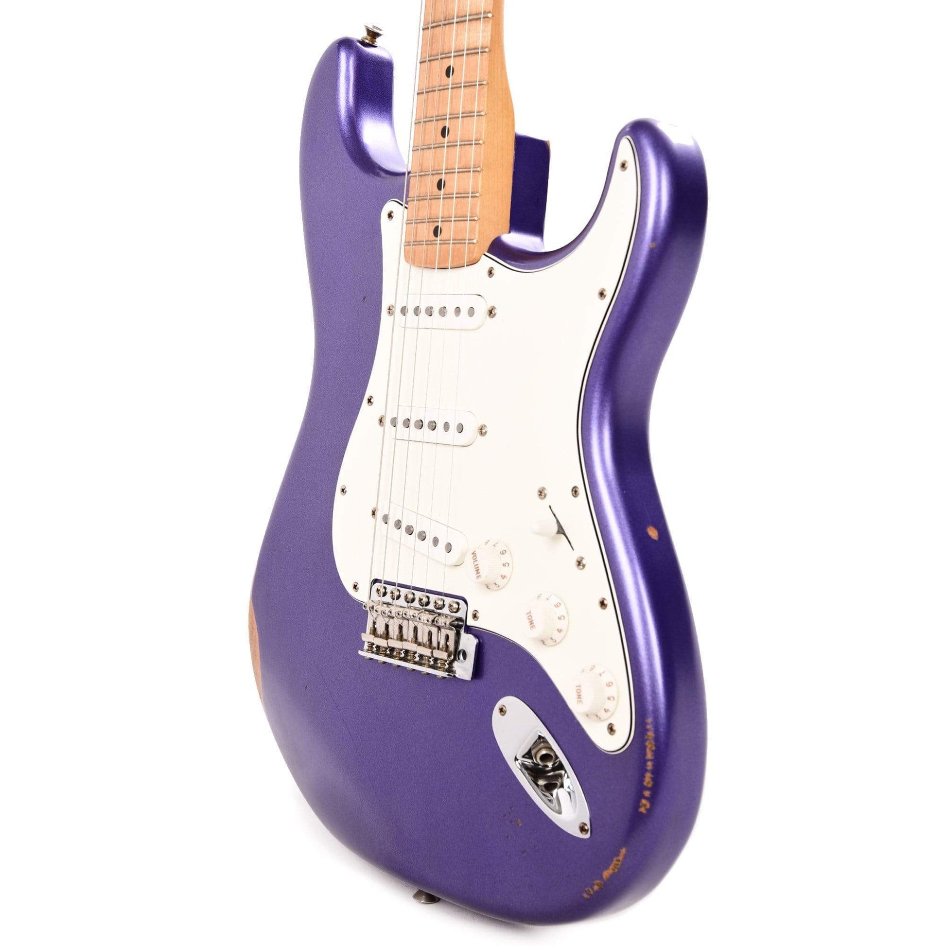 Fender Vintera Road Worn Mischief Maker Stratocaster Metallic Purple w/Pure Vintage ’59 Pickups Electric Guitars / Solid Body