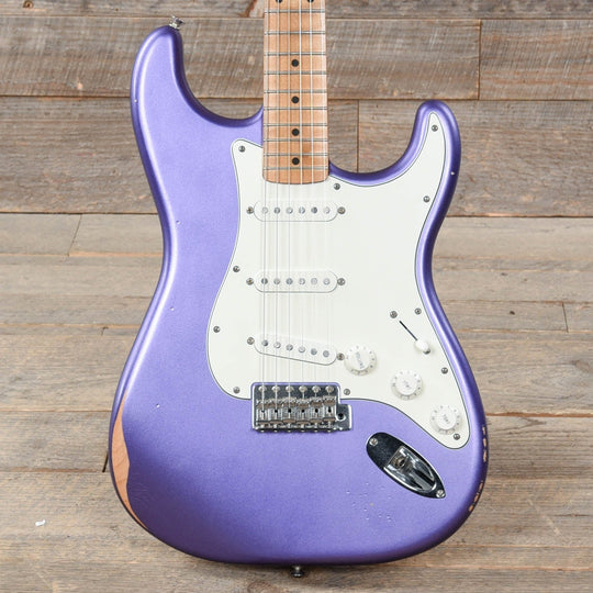 Fender Vintera Road Worn Mischief Maker Stratocaster Metallic Purple w/Pure Vintage ’59 Pickups Electric Guitars / Solid Body