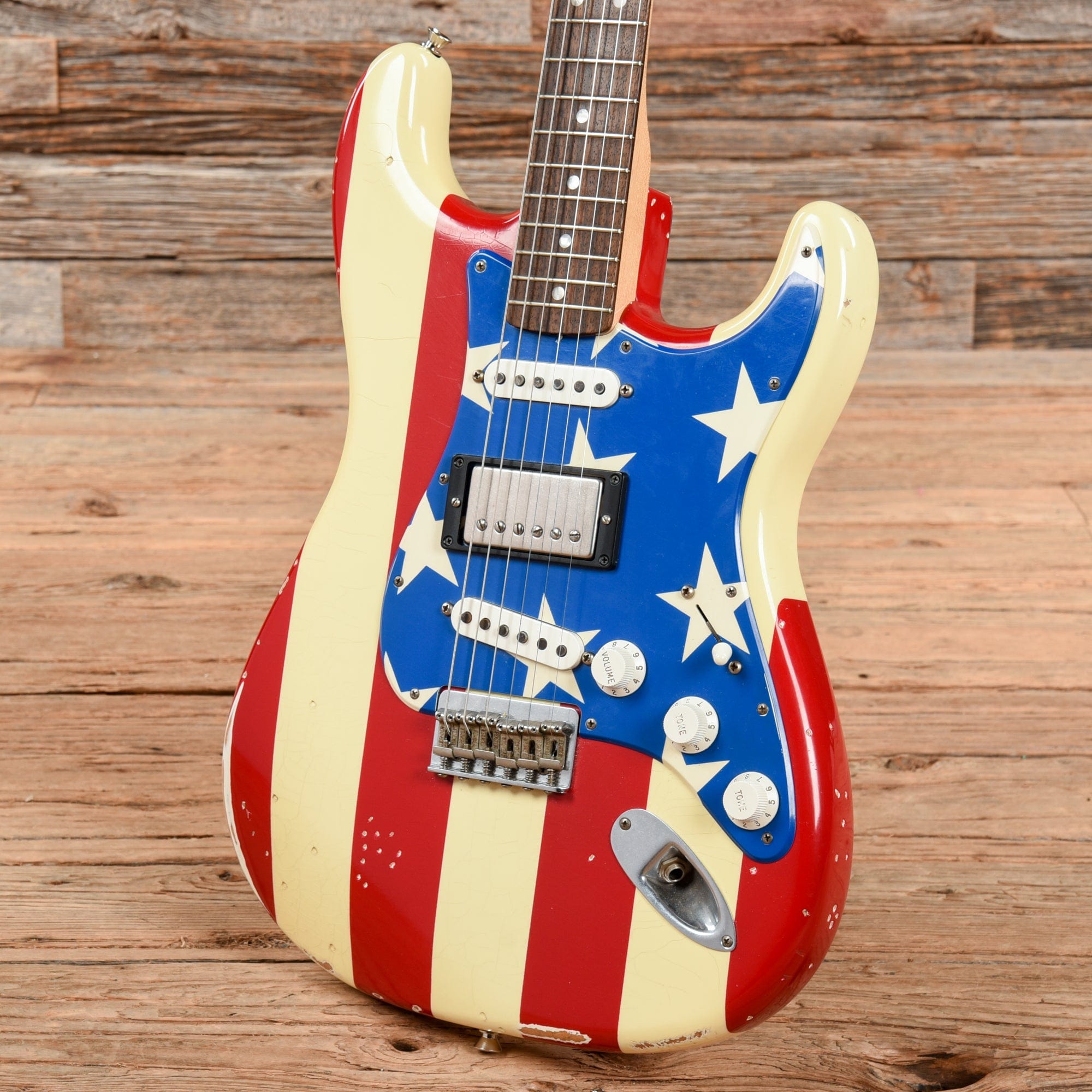Fender Wayne Kramer Stratocaster Red/White/Blue 2010