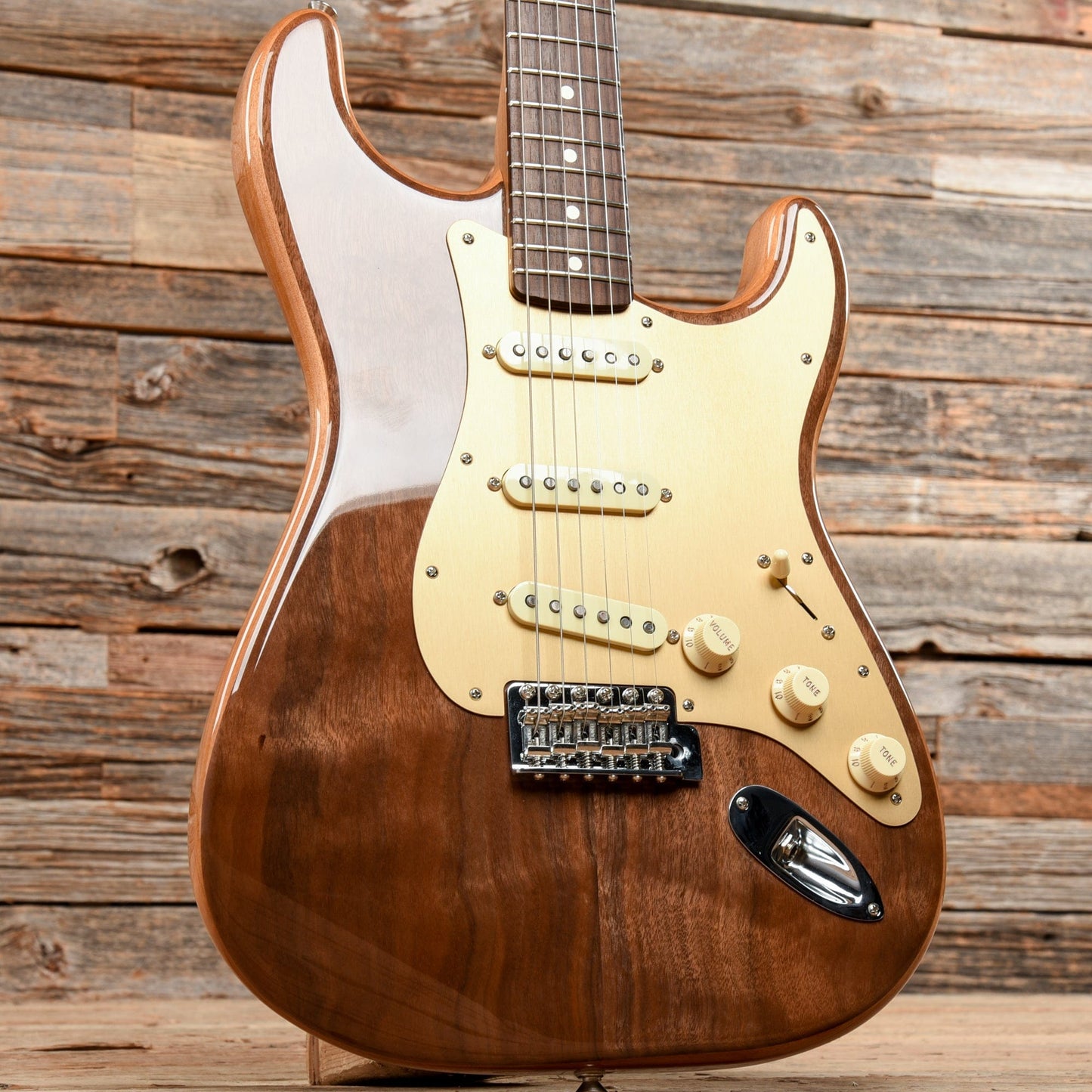 Fender Wilcutt 50th Anniversary American Custom Ltd. Walnut Roasted Stratocaster Natural 2018 Electric Guitars / Solid Body