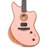 Fender American Acoustasonic Jazzmaster Shell Pink w/Tortoise Rosette & Purfling Acoustic Guitars / Built-in Electronics