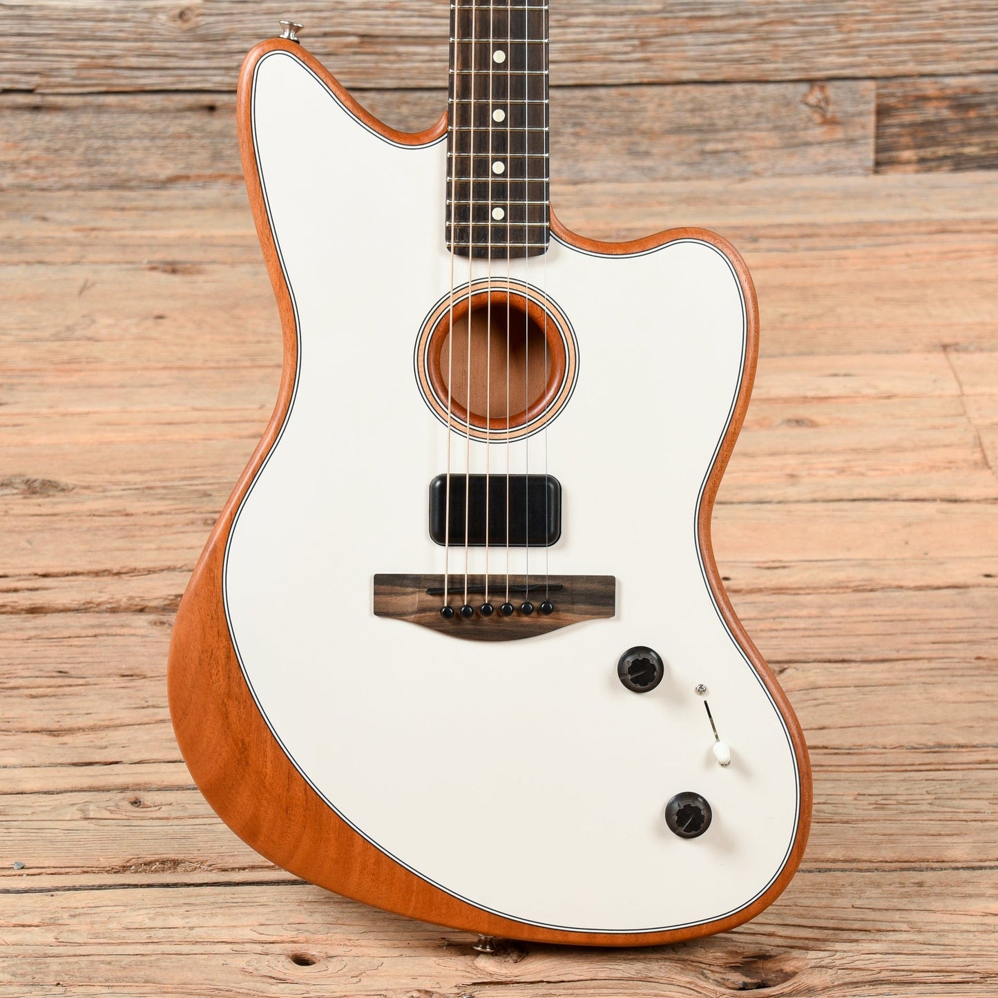 Fender American Acoustasonic Jazzmaster White 2021