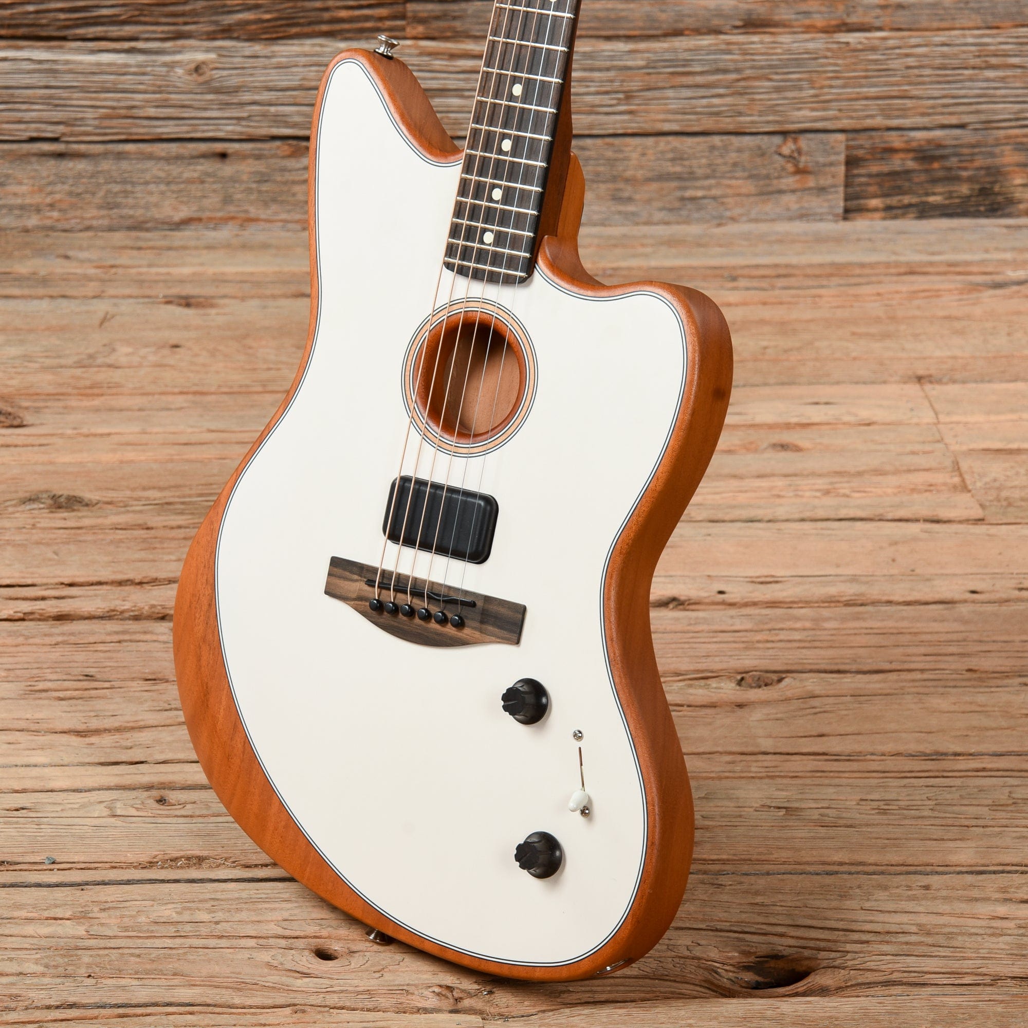 Fender American Acoustasonic Jazzmaster White 2021