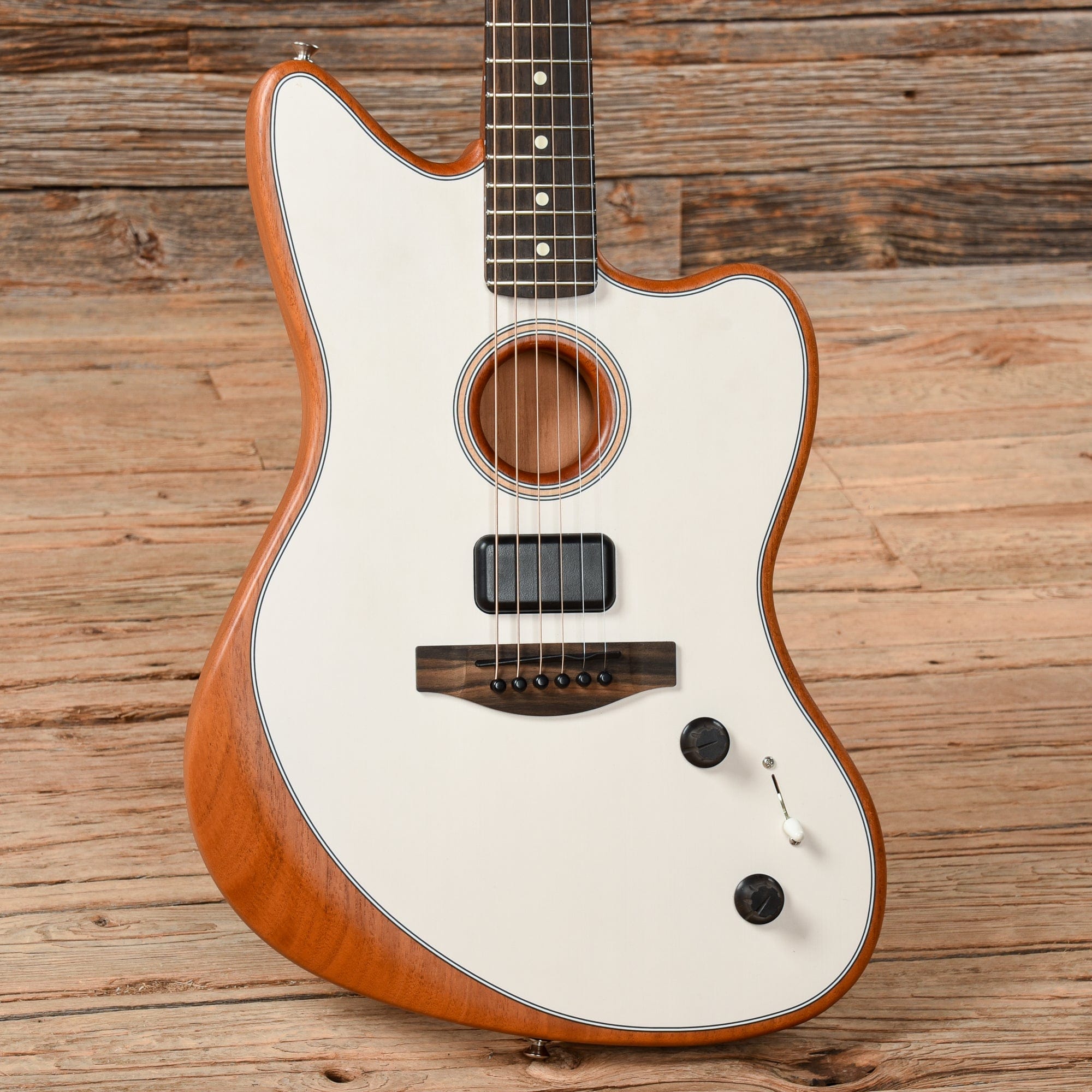 Fender American Acoustasonic Jazzmaster White 2021