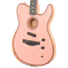 Fender American Acoustasonic Telecaster Shell Pink w/Tortoise Rosette & Purfling Acoustic Guitars / Built-in Electronics