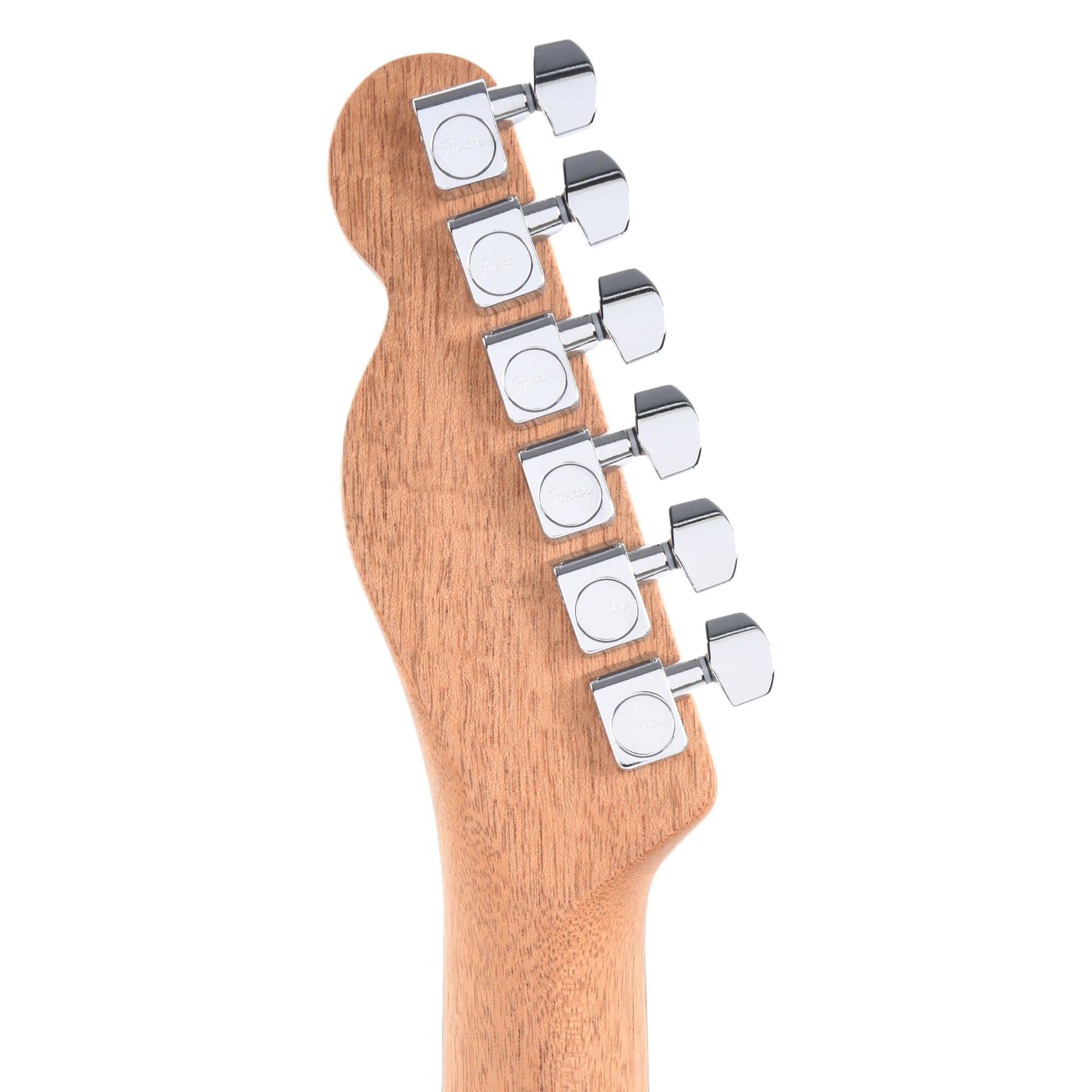 Fender American Acoustasonic Telecaster Shell Pink w/Tortoise Rosette & Purfling Acoustic Guitars / Built-in Electronics