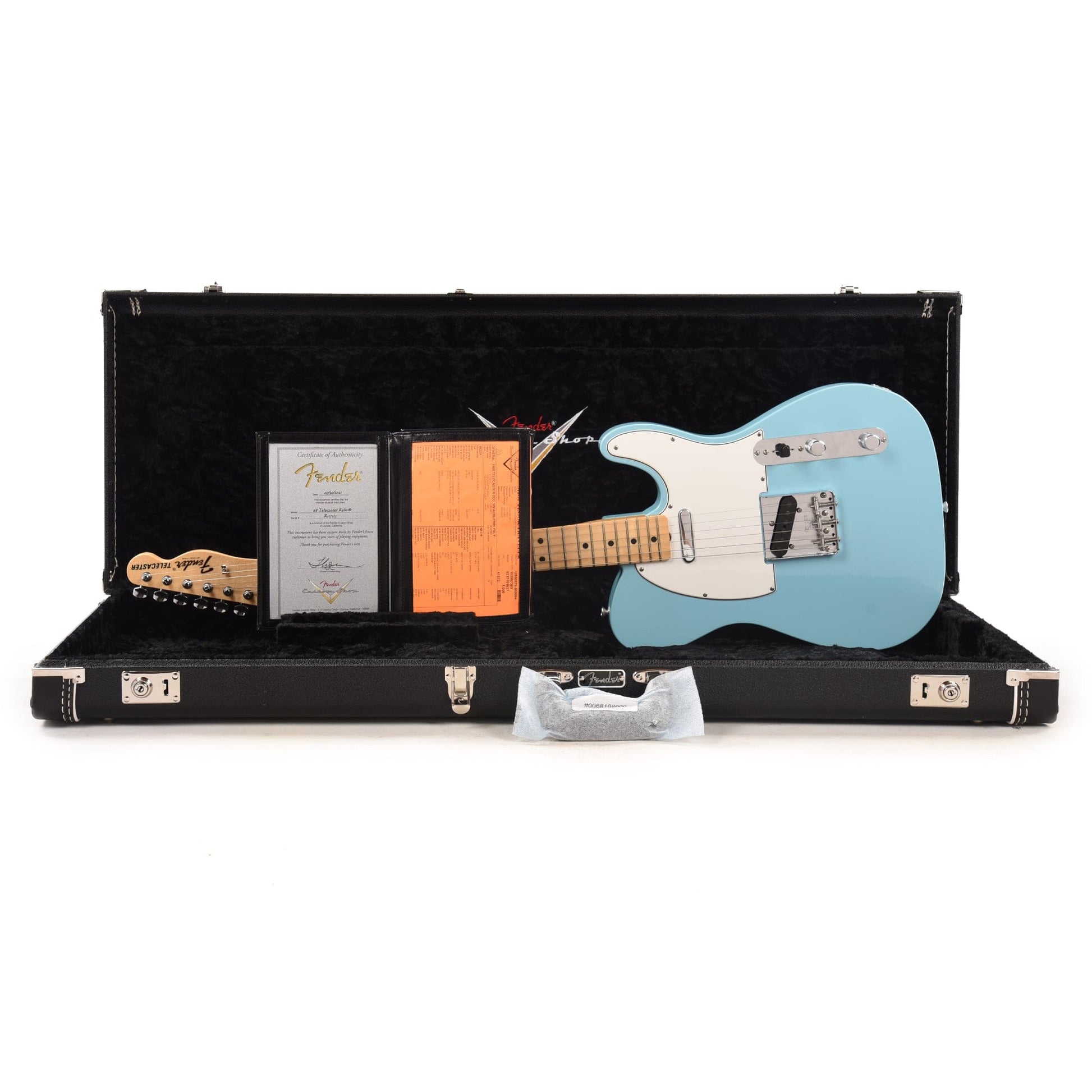 Fender Custom Shop 1968 Telecaster "Chicago Special" Deluxe Closet Classic Aged Daphne Blue over Pink Paisley