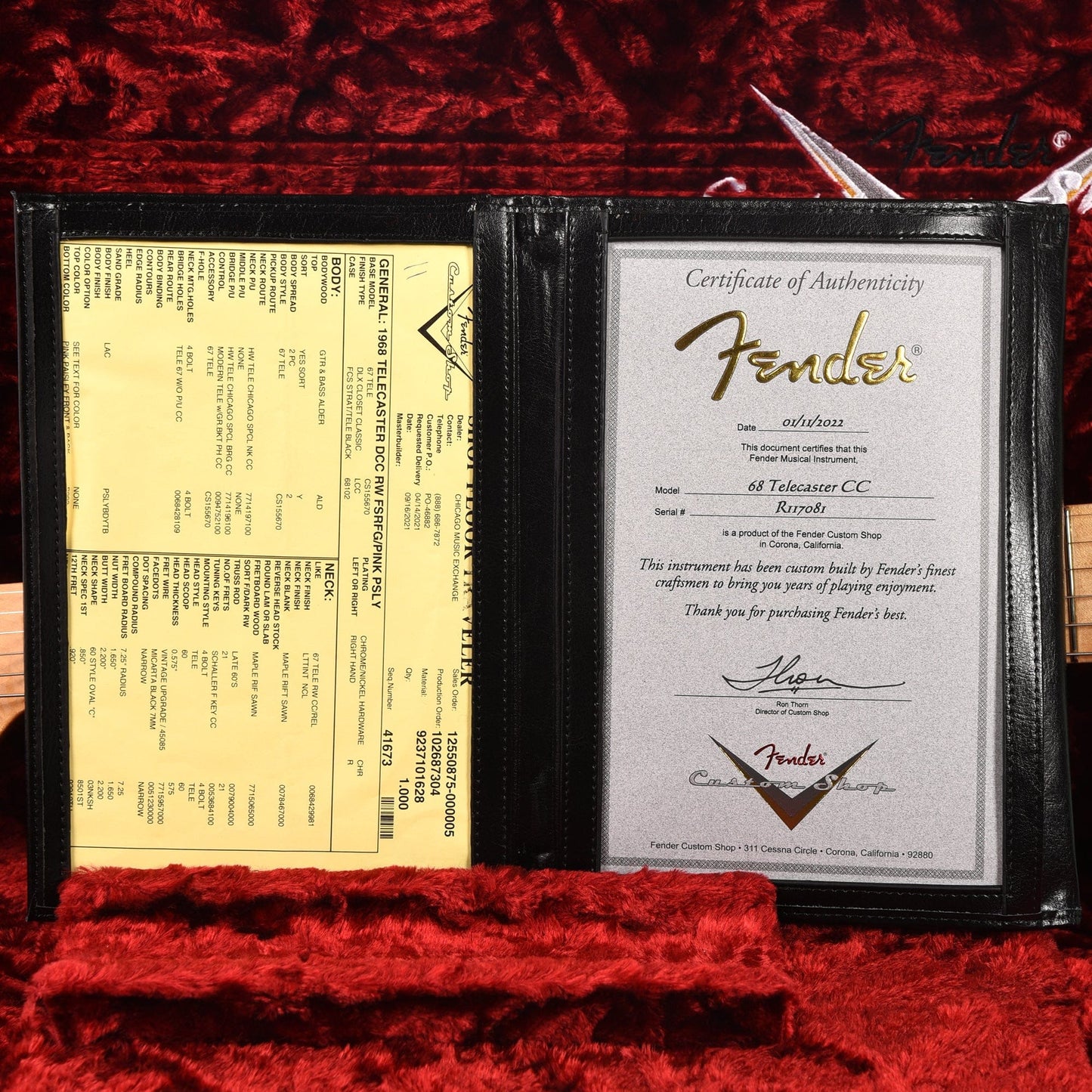 Fender Custom Shop 1968 Telecaster "Chicago Special" Deluxe Closet Classic Faded Surf Green over Pink Paisley