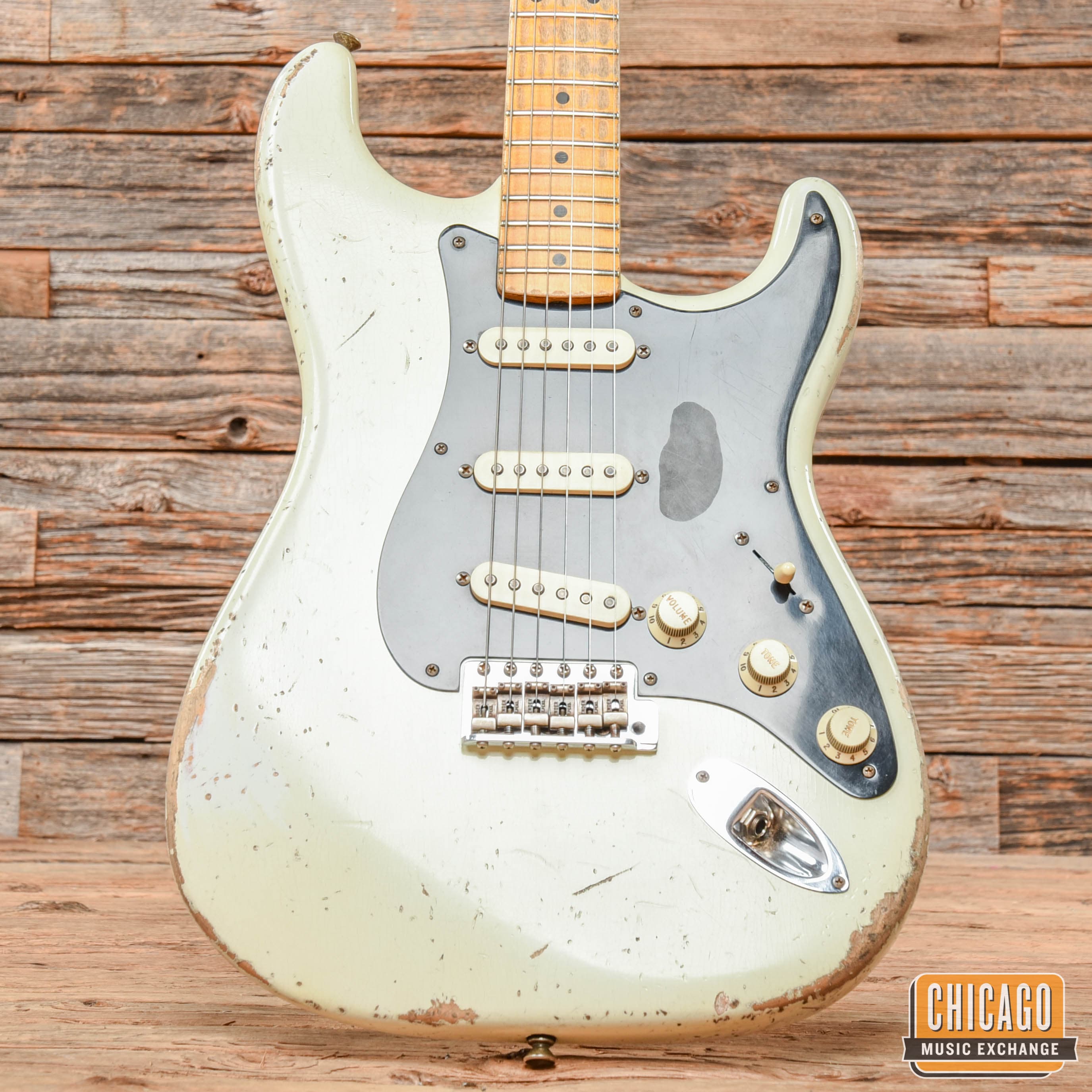 Fender Custom Shop '56 Active Journeyman Relic Stratocaster Masterbuilt Todd Krause Olympic White