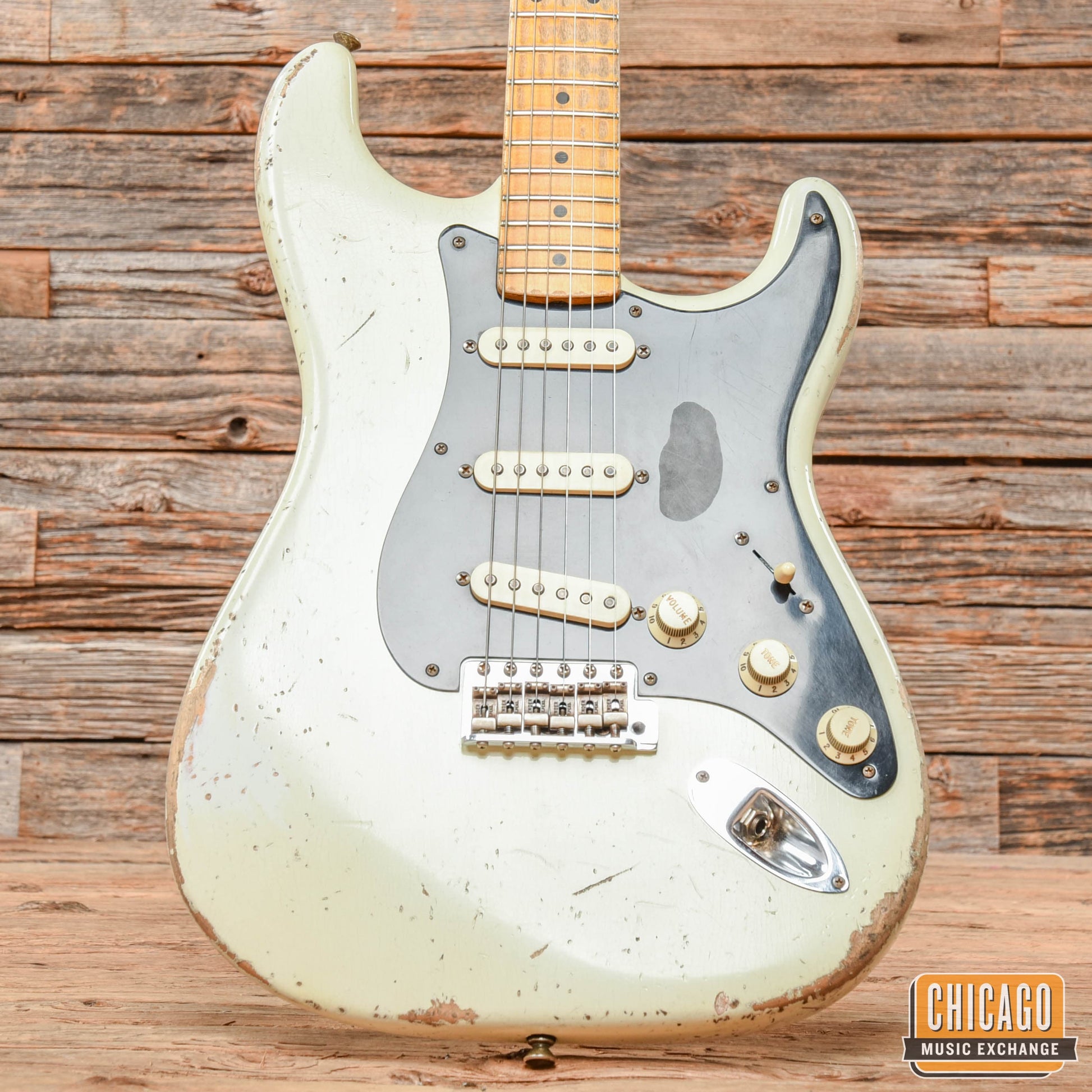 Fender Custom Shop '56 Active Journeyman Relic Stratocaster Masterbuilt Todd Krause Olympic White