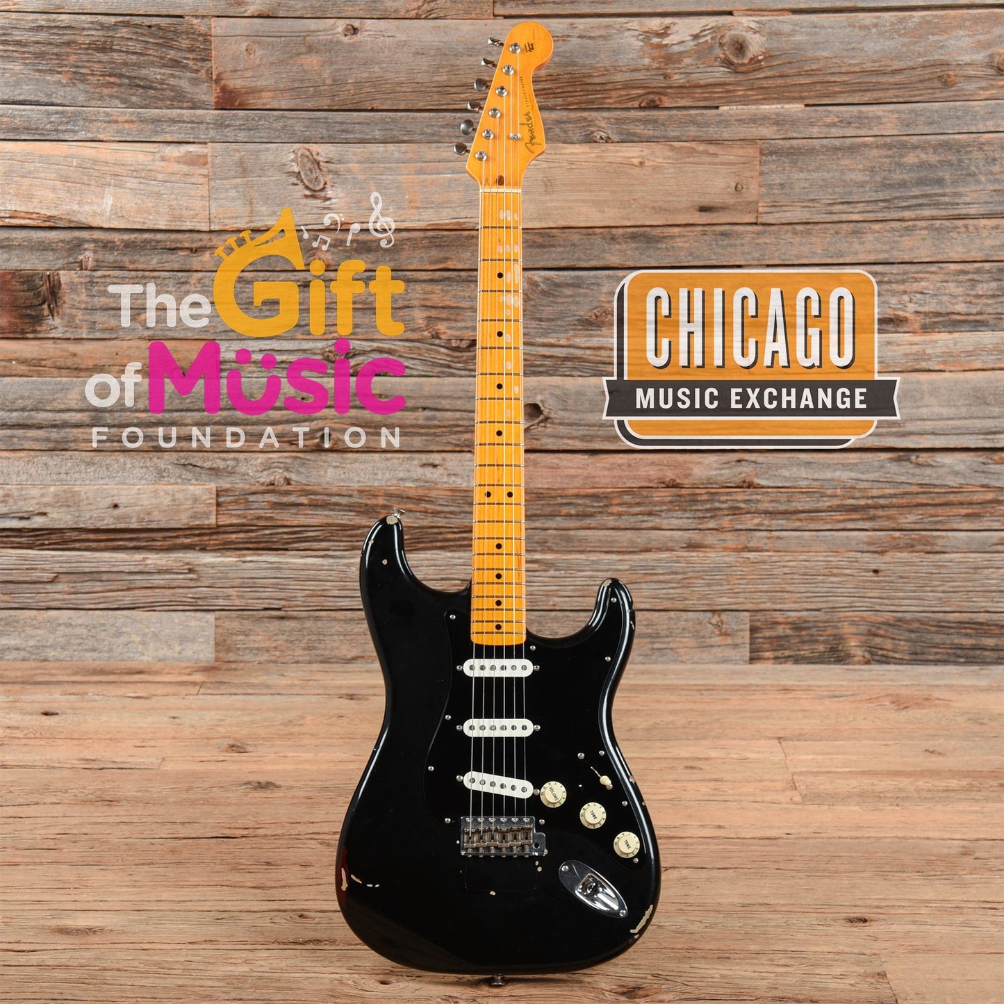 Fender Custom Shop David Gilmour Signature Relic Stratocaster Black