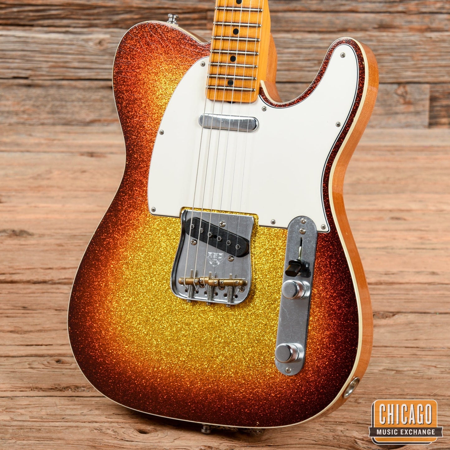Fender Custom Shop Limited Edition Postmodern Telecaster Journeyman Relic 3-Tone Sunburst Sparkle