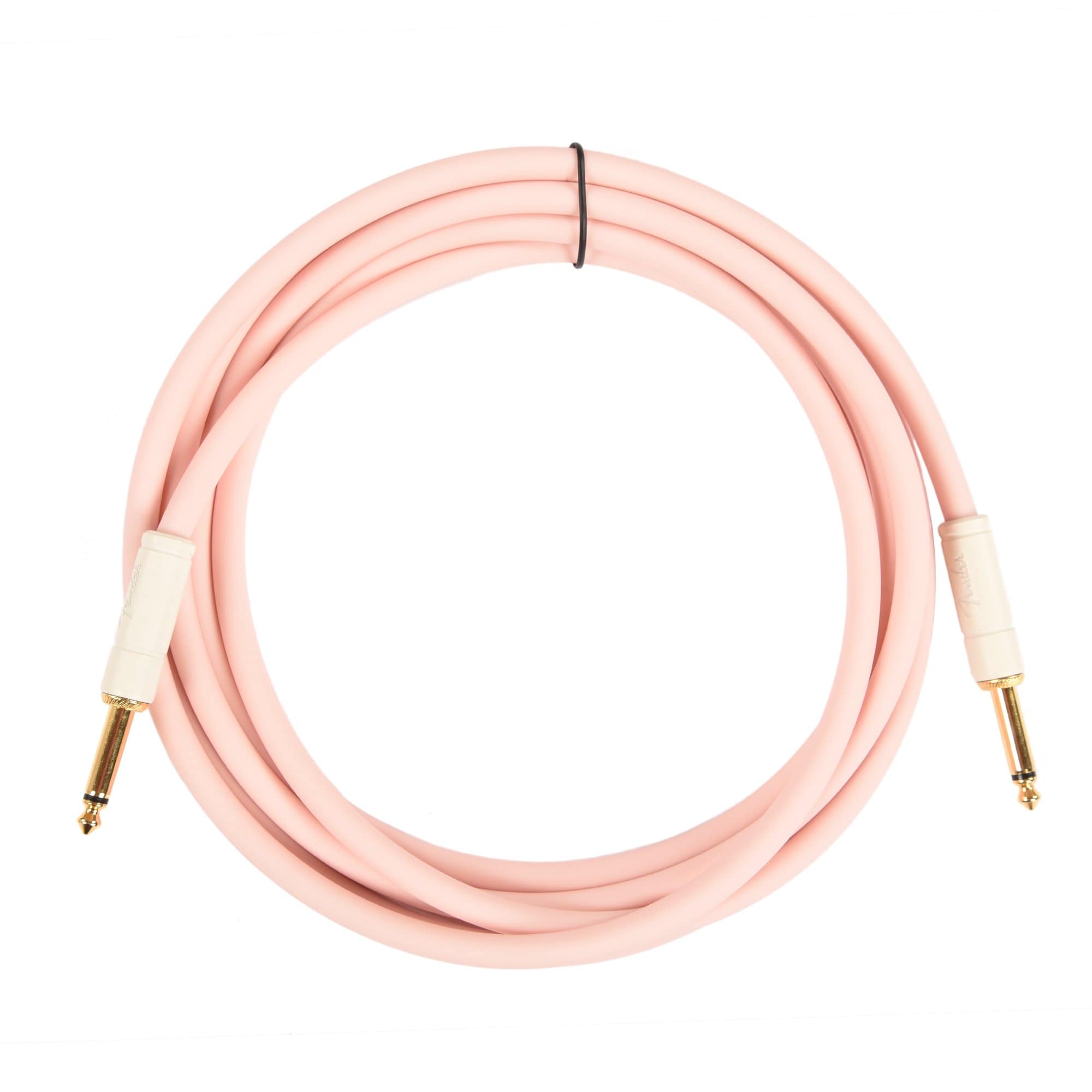 Fender Deluxe Instrument Cable Shell Pink 10' Straight-Straight