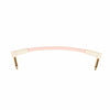 Fender Deluxe Instrument Patch Cable Shell Pink 6" Angle-Angle