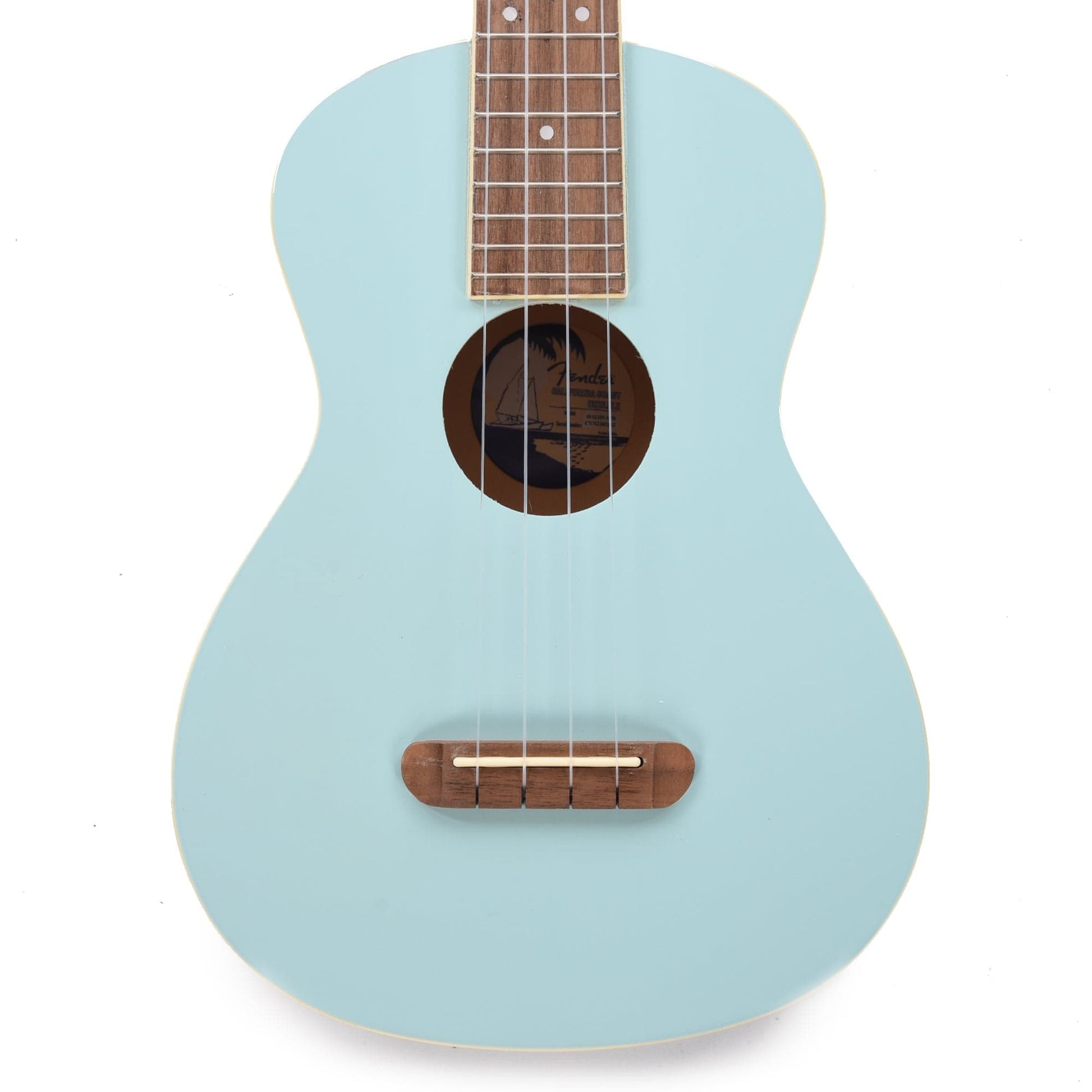 Fender Avalon Tenor Ukulele Daphne Blue Folk Instruments / Ukuleles