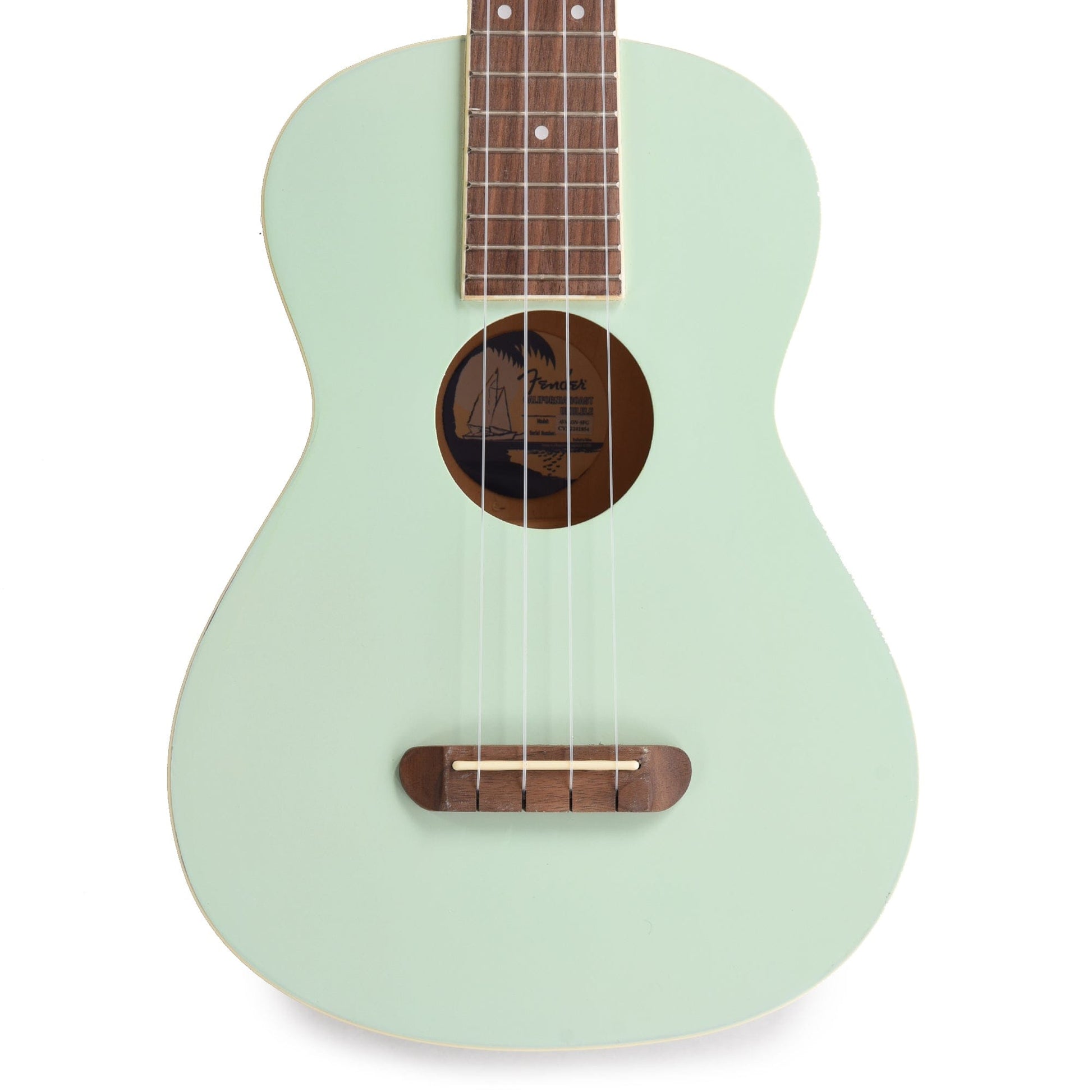 Fender Avalon Tenor Ukulele Seafoam Green Folk Instruments / Ukuleles