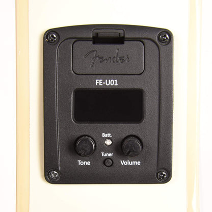 Fender Fullerton Jazzmaster Ukulele Olympic White Folk Instruments / Ukuleles