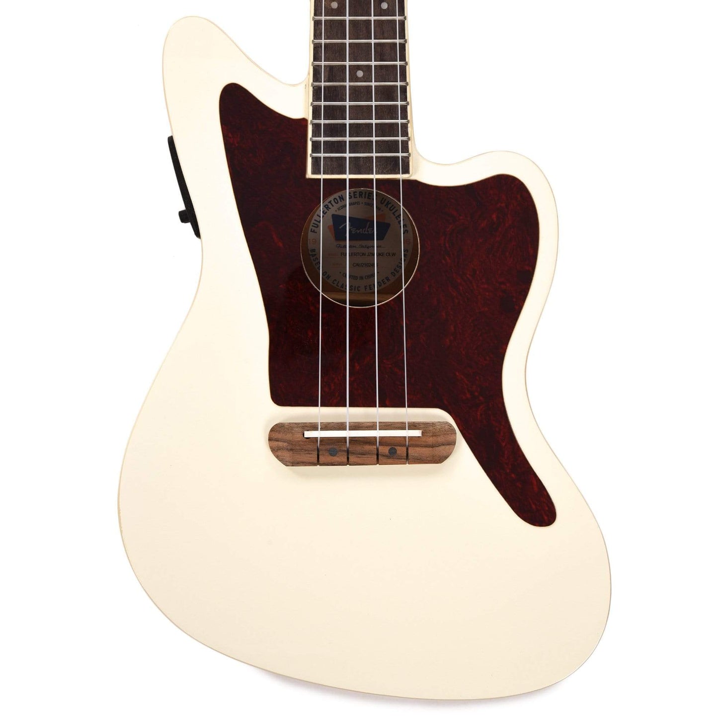 Fender Fullerton Jazzmaster Ukulele Olympic White Folk Instruments / Ukuleles