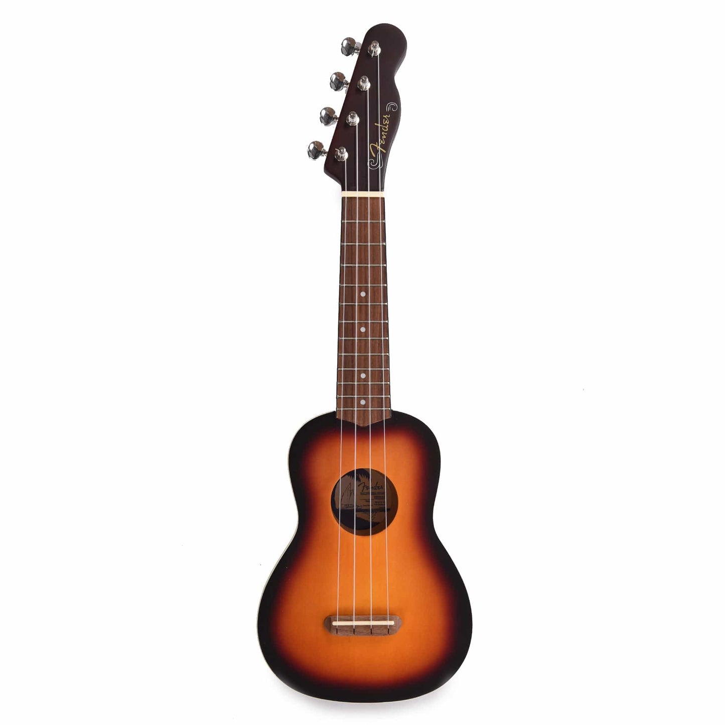 Fender Venice Soprano Ukulele 2-Color Sunburst Folk Instruments / Ukuleles