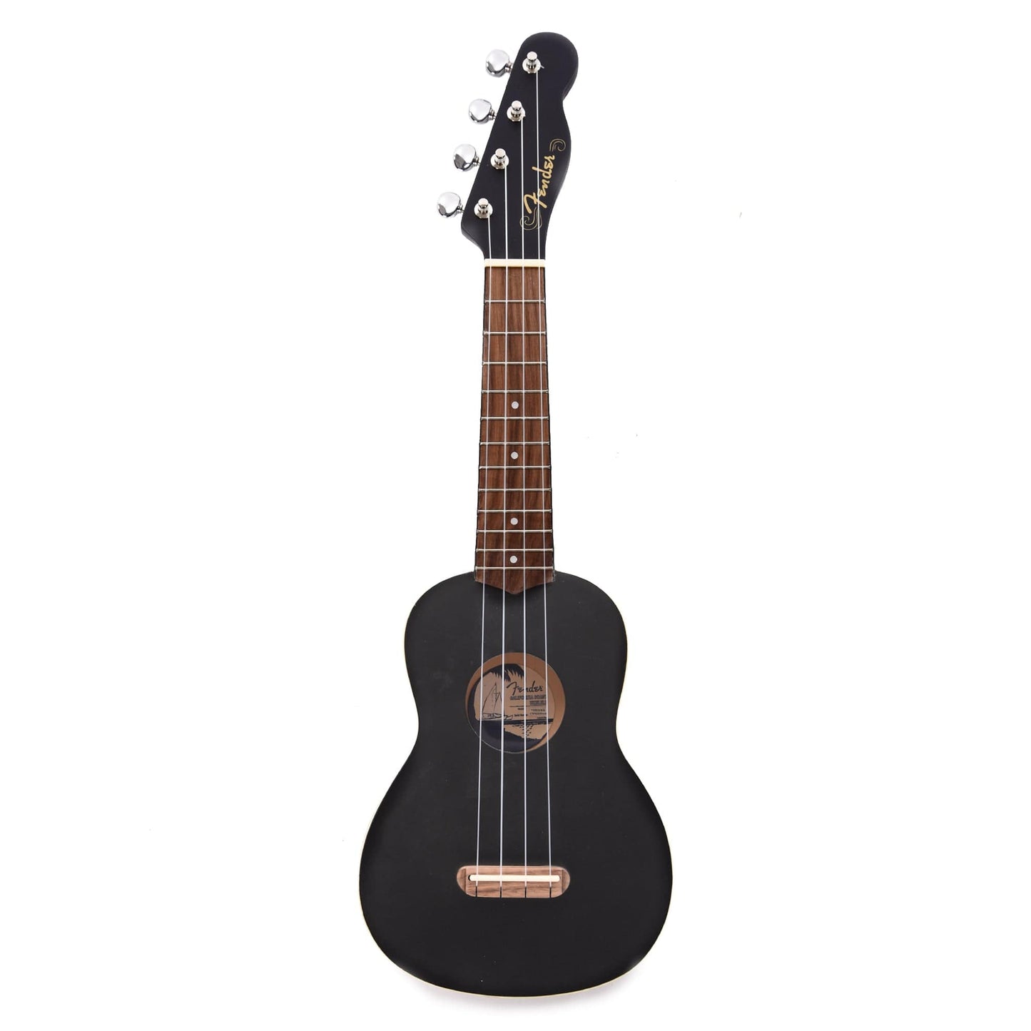 Fender Venice Soprano Ukulele Black Folk Instruments / Ukuleles