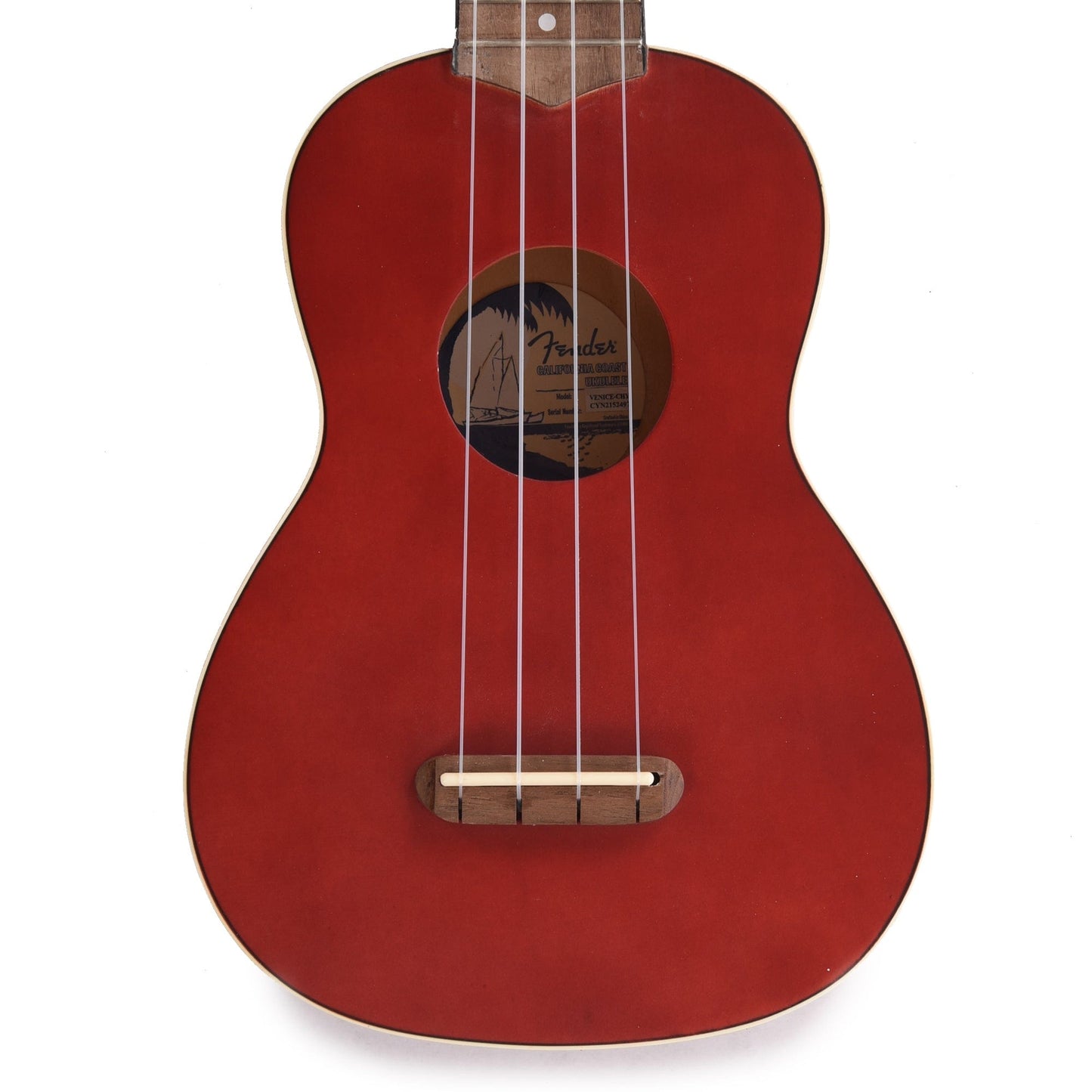 Fender Venice Soprano Ukulele Cherry Folk Instruments / Ukuleles
