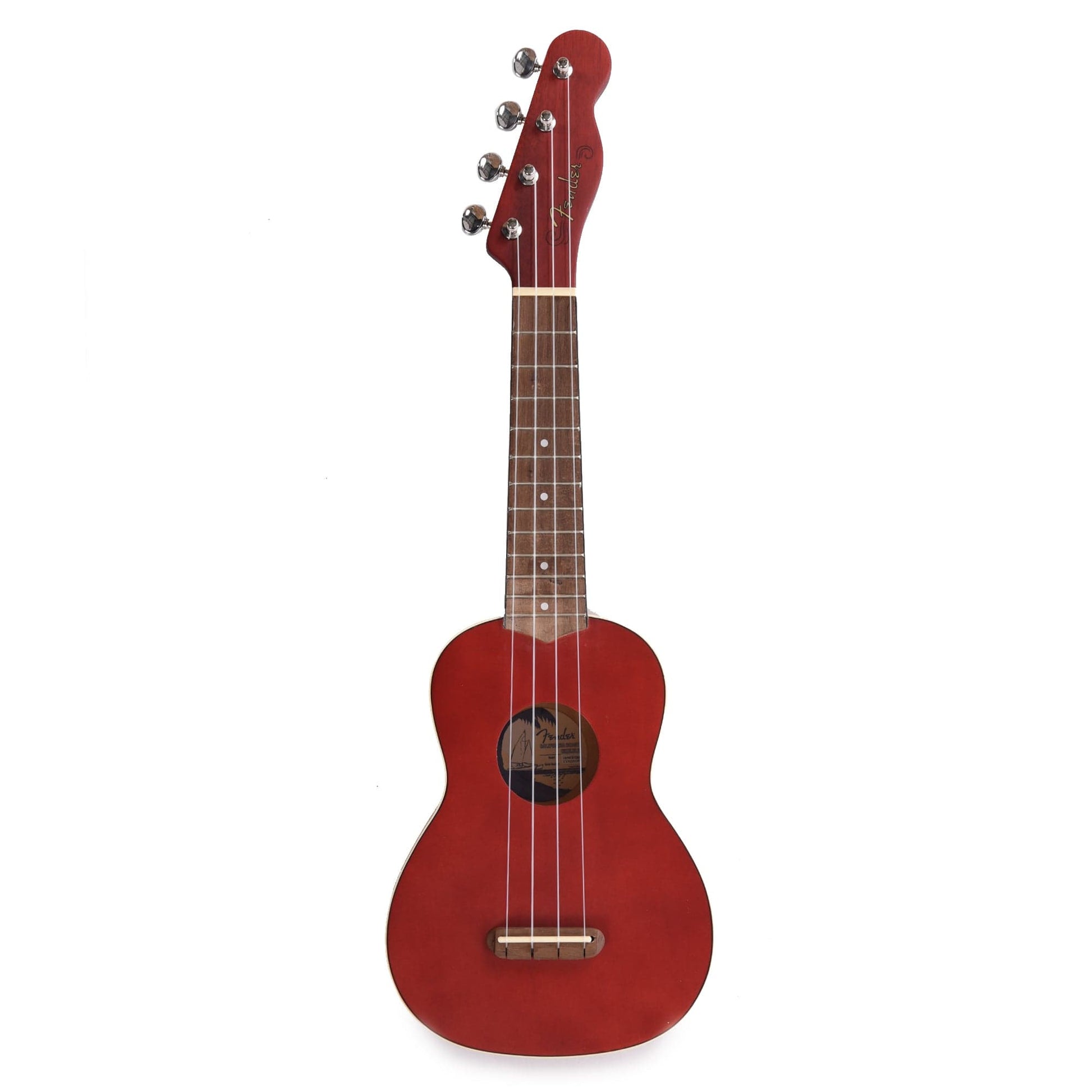 Fender Venice Soprano Ukulele Cherry Folk Instruments / Ukuleles