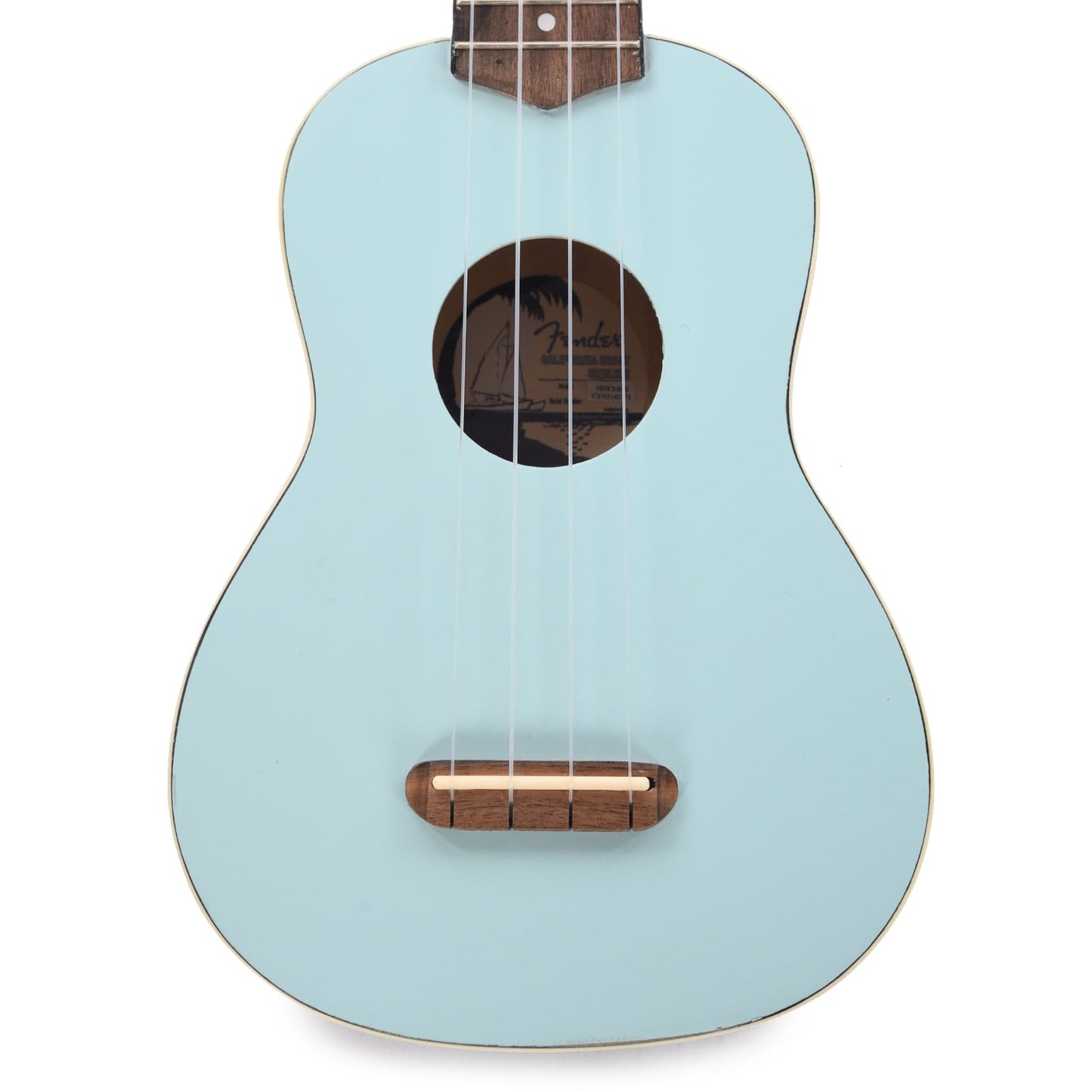 Fender Venice Soprano Ukulele Daphne Blue Folk Instruments / Ukuleles
