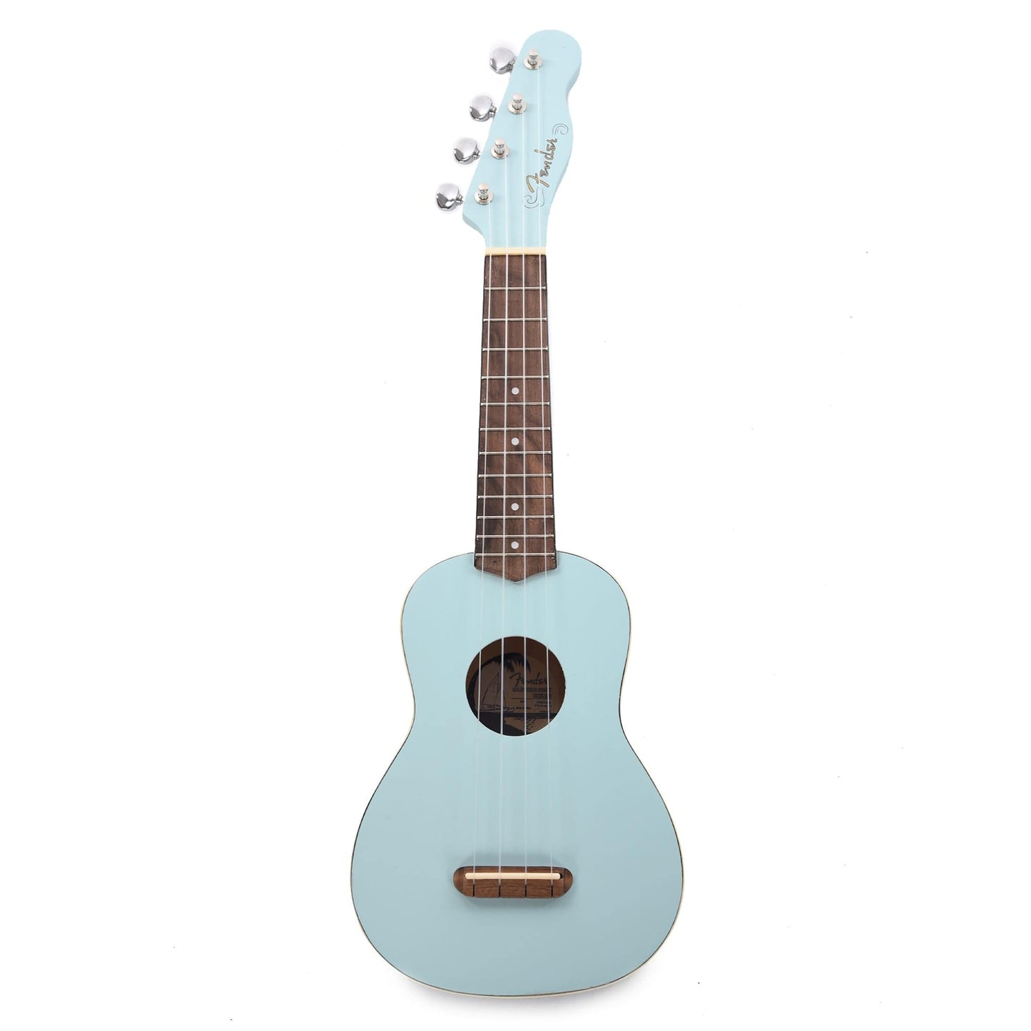 Fender Venice Soprano Ukulele Daphne Blue Folk Instruments / Ukuleles