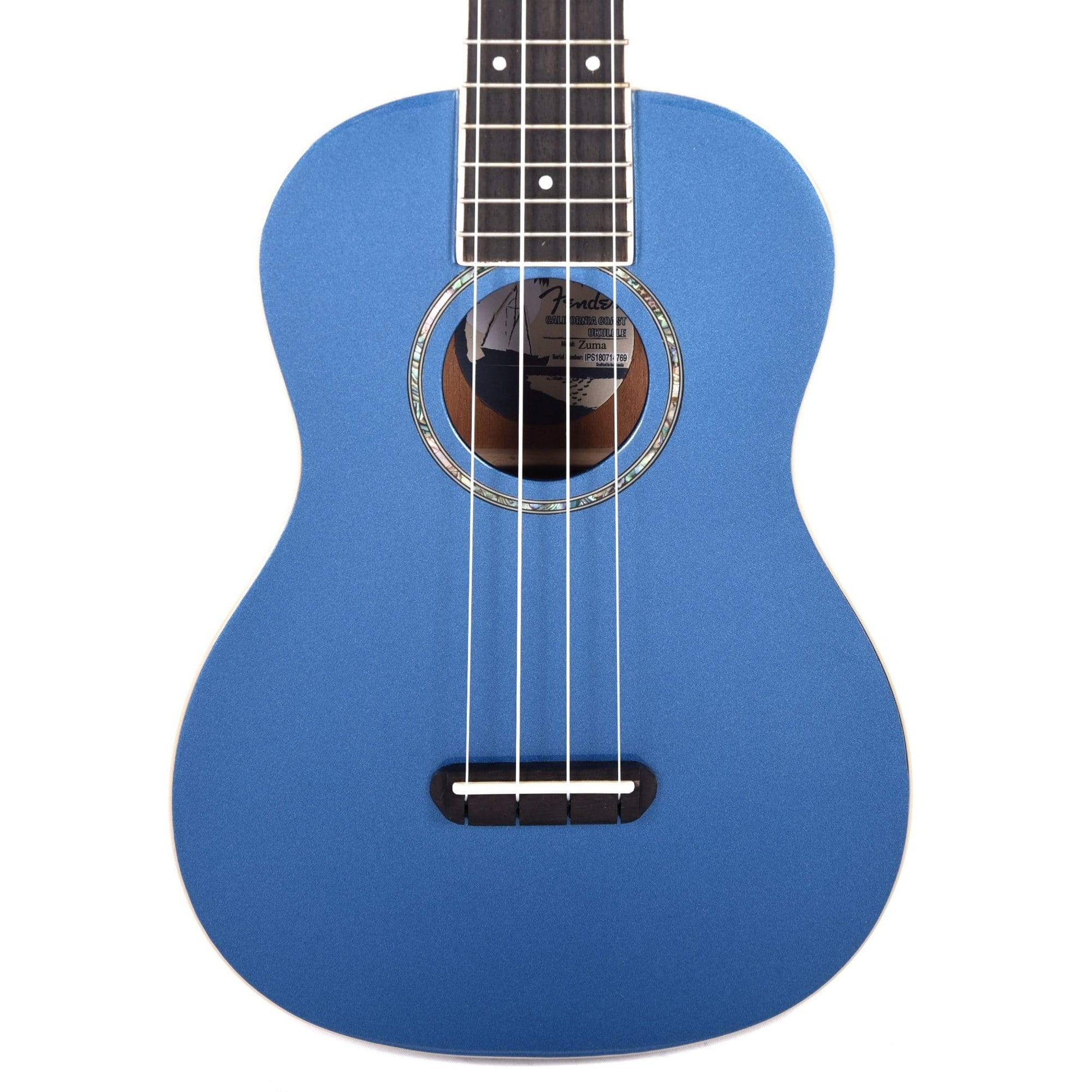 Fender Zuma Classic Concert Ukulele Lake Placid Blue Folk Instruments / Ukuleles