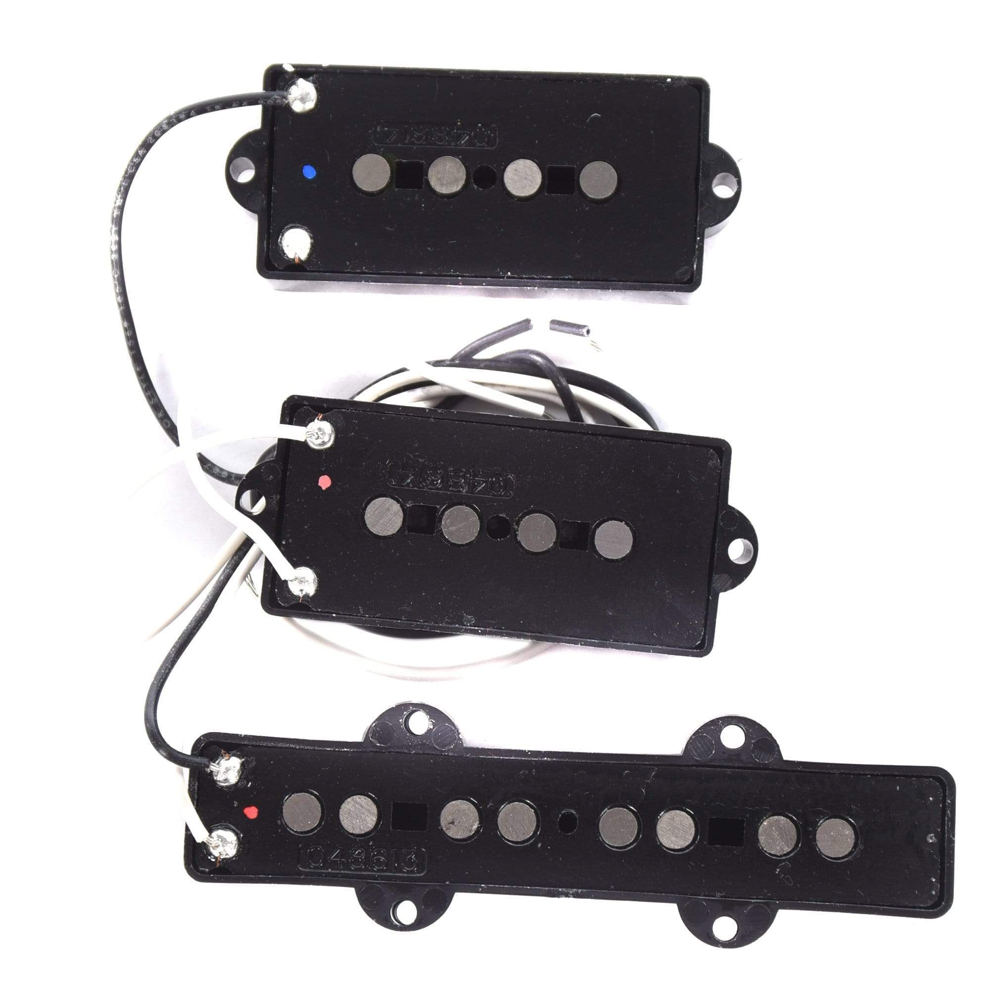 Set De Pastillas Fender Yosemite PJ Para Bajo - Pastilla Split-coil Precision (cuello) Y Jazz (puente) - Imanes Alnico 5, Bobina Con Cable Esmaltado