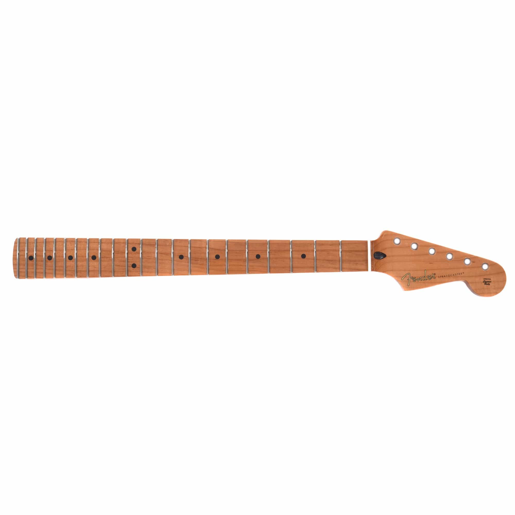 Fender Stratocaster Neck Roasted Maple Flat Oval w/22 Jumbo Frets, 12