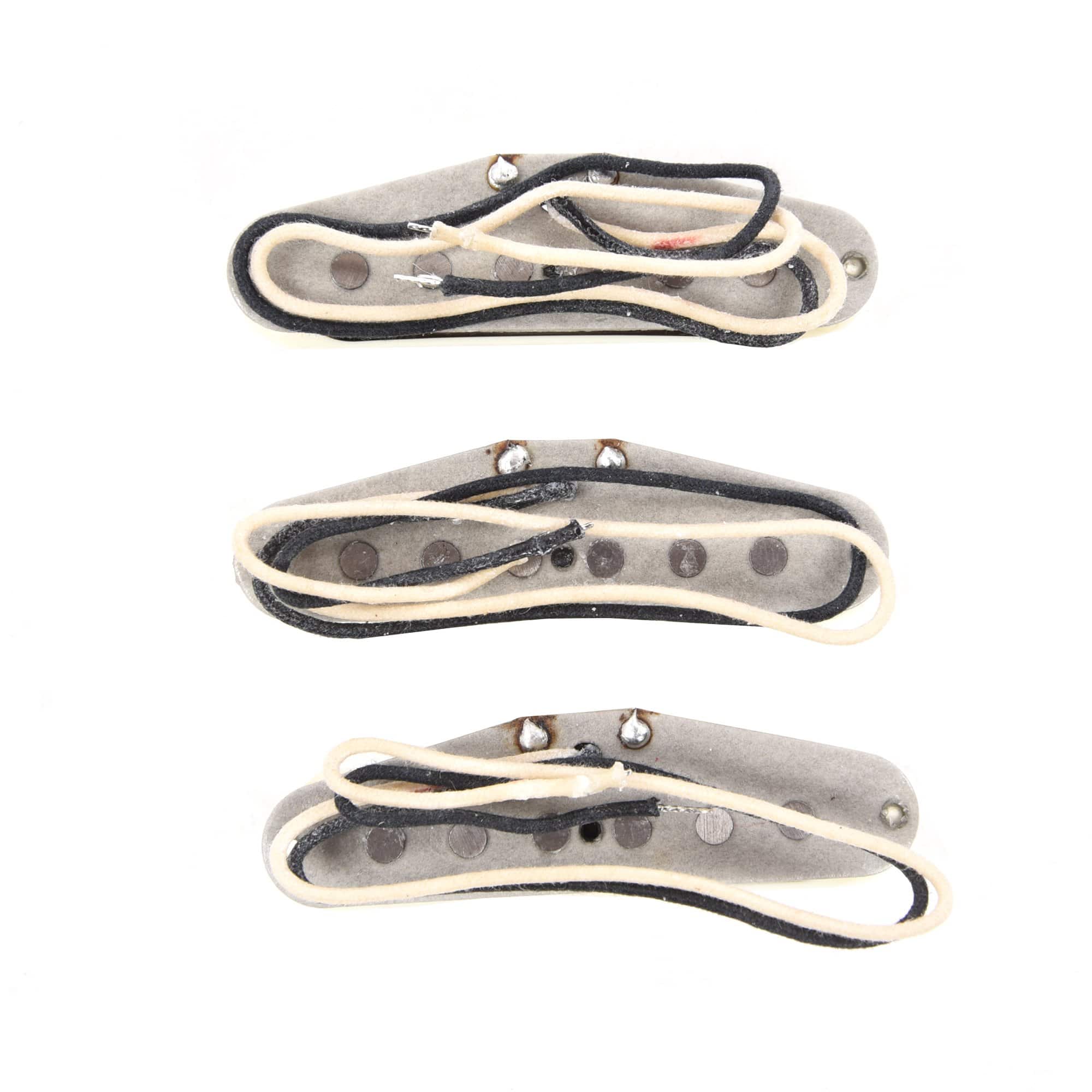 Fender Pure Vintage 65 Strat Pickup Set Vintage White Parts / Guitar Pickups