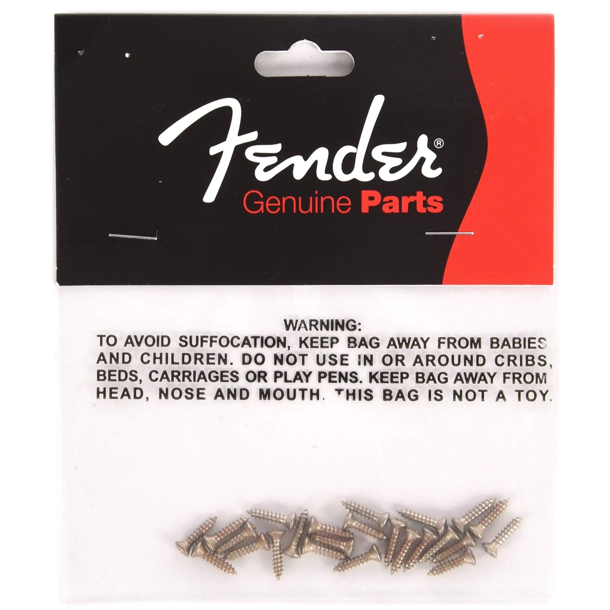 Fender Road Worn Pickguard/Control Plate Screws 24-Pack Parts / Knobs