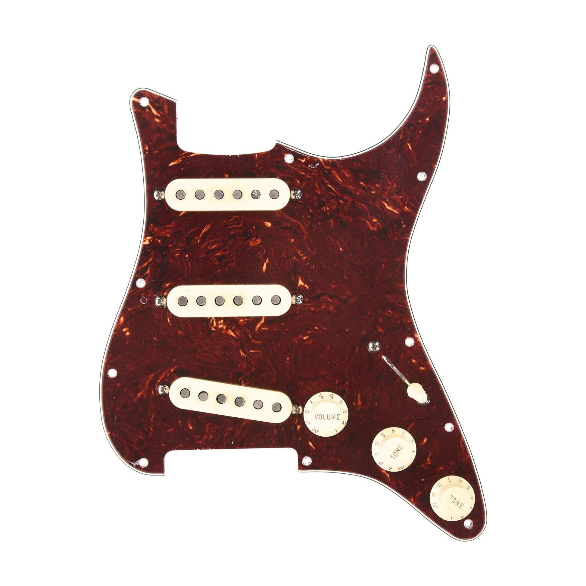 Fender Pre-Wired Pickguard Stratocaster SSS Texas Special Tortoise Shell Parts / Pickguards