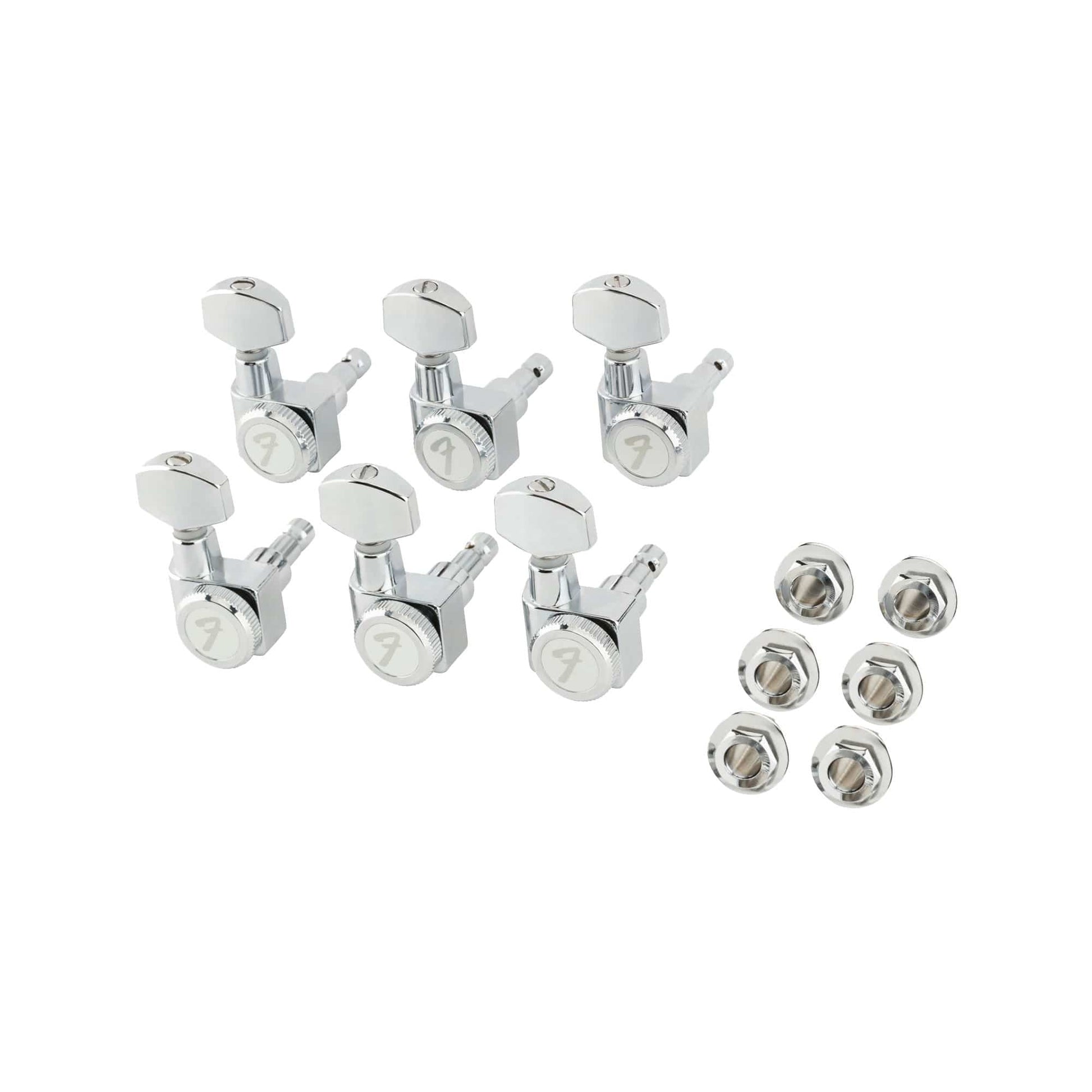 Fender Locking Tuners Stratocaster/Telecaster Short Post Chrome Parts / Tuning Heads