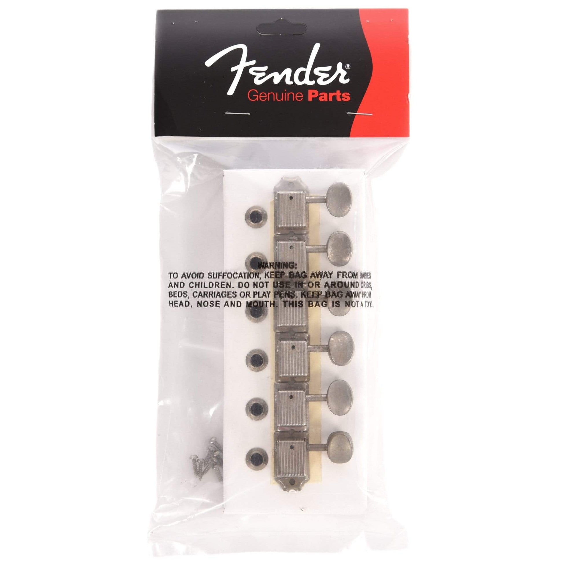 Fender Road Worn Guitar Machine Heads w/Hardware Nickel Parts / Tuning Heads