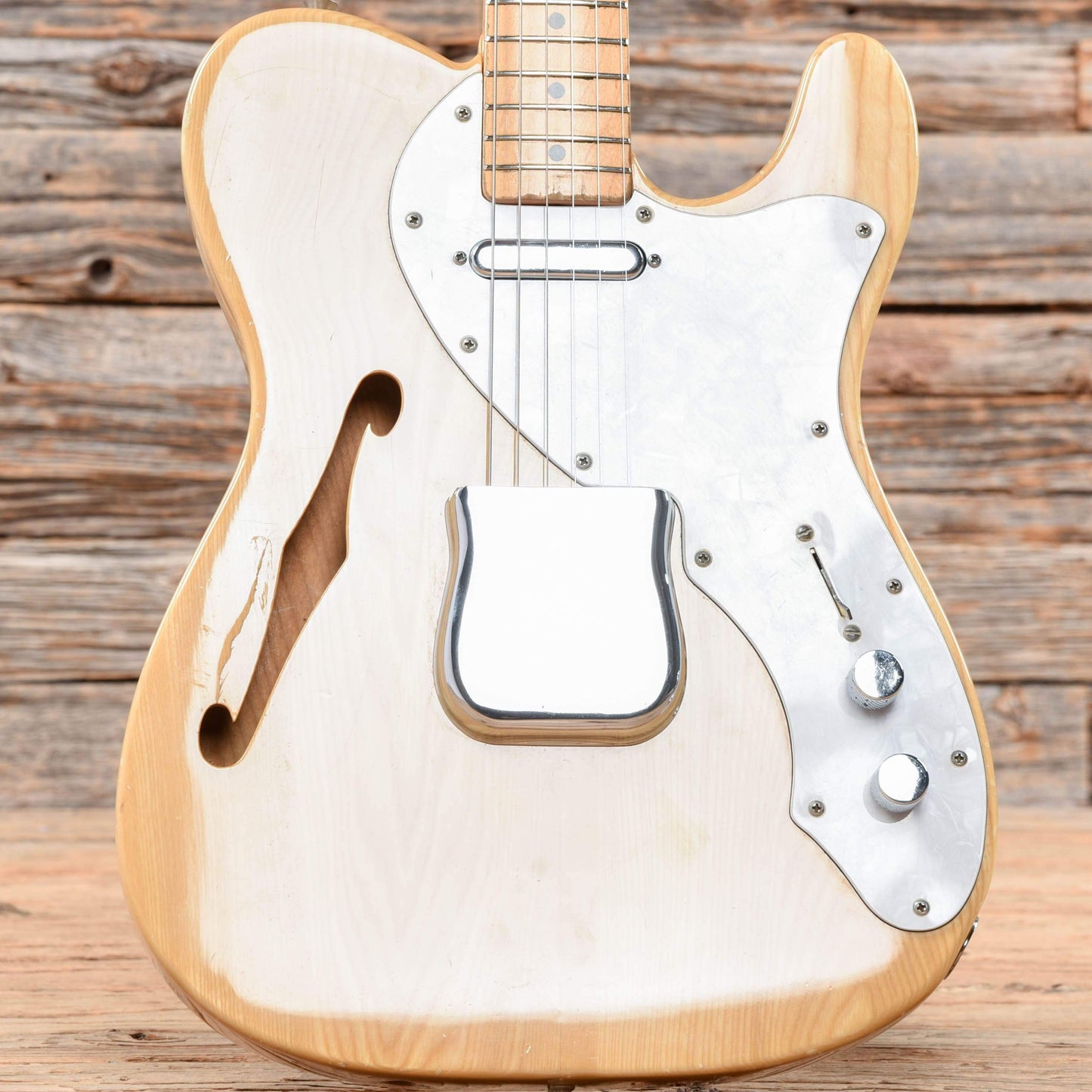 Fernandes Revival TE-3 Natural 1992 Electric Guitars / Semi-Hollow