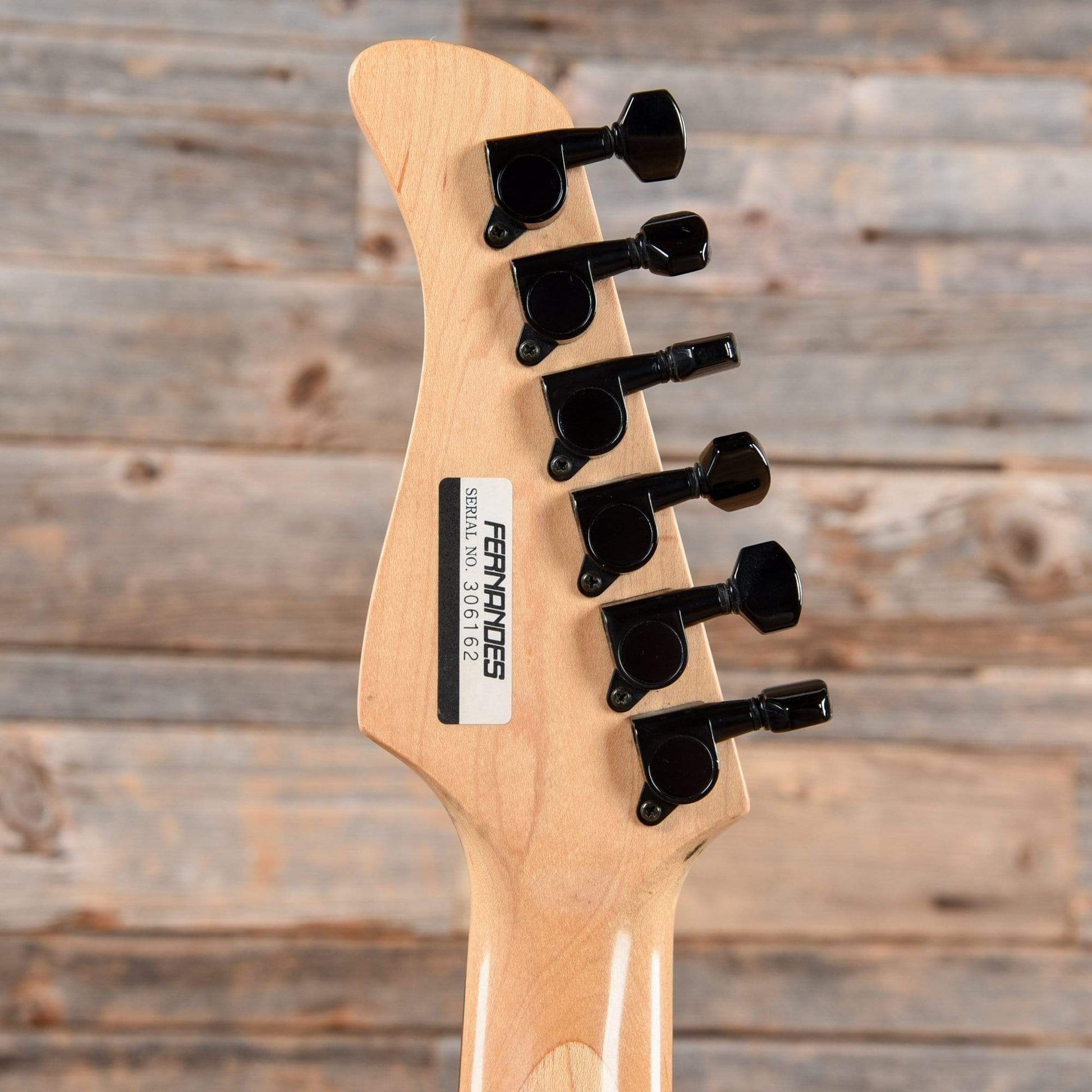 Fernandes Revolver Black Electric Guitars / Solid Body