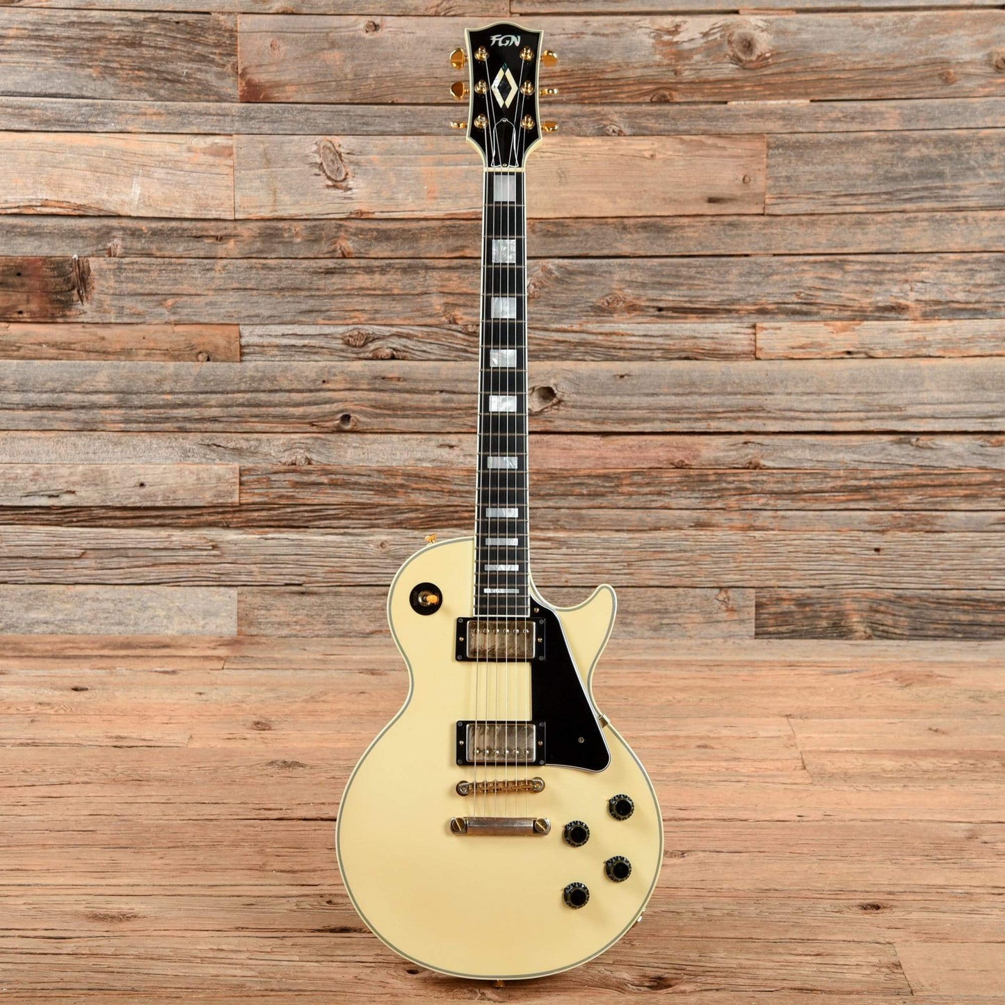 FGN NLC10GMP Neo Classic Antique White Electric Guitars / Solid Body