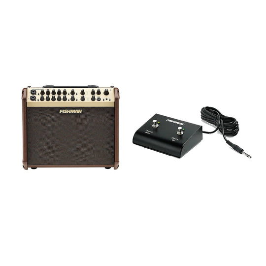 Fishman Loudbox Artist Acoustic Guitar Amplifier and Fishman Loudbox 2-Button Footswitch for Artist and Performer Amps / Acoustic Amps
