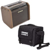 Fishman Loudbox Mini Charge 60 Watt Rechargeable Battery-Powered Acoustic Amplifier and Fishman Delux Carry Bag Amps / Acoustic Amps