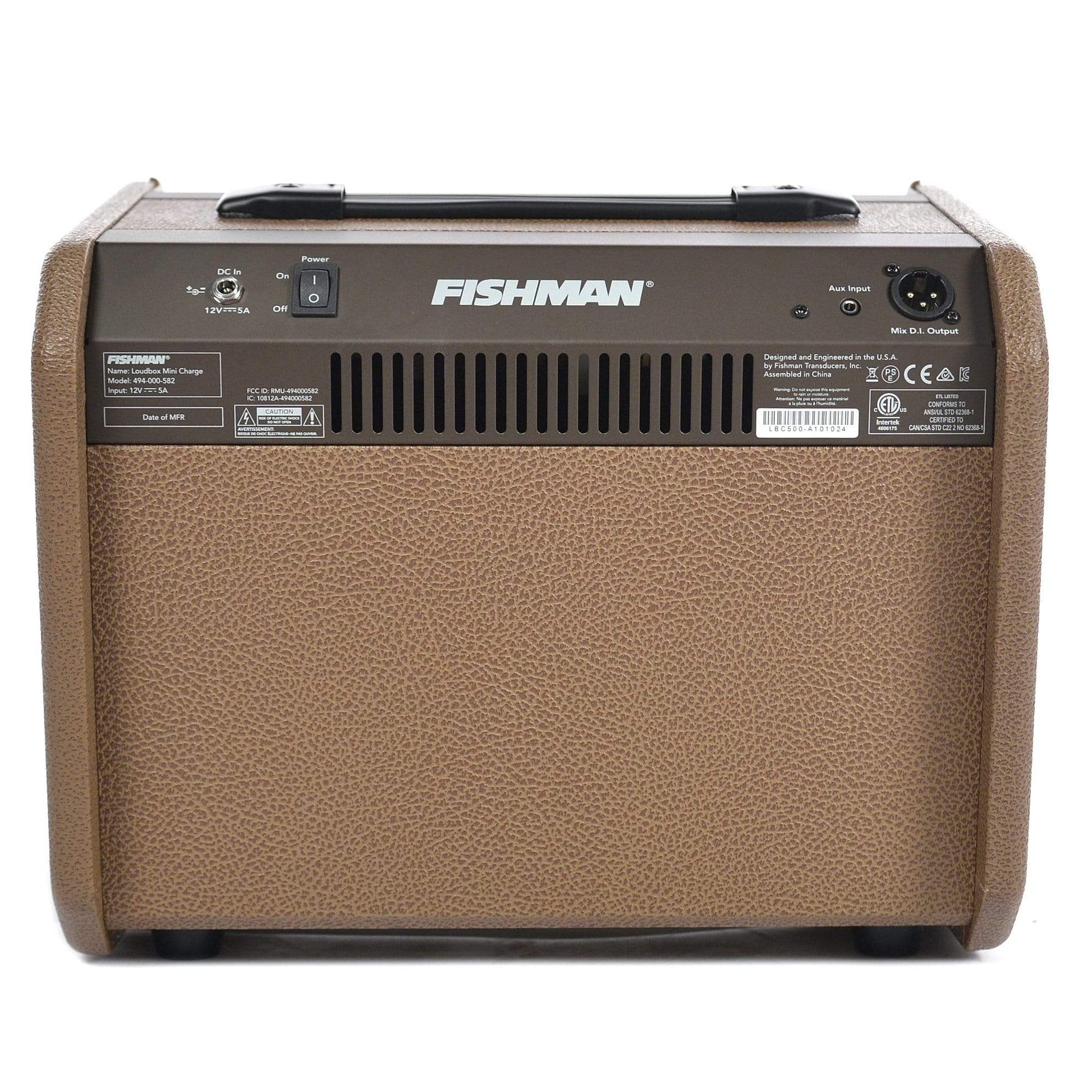 Fishman Loudbox Mini Charge 60 Watt Rechargeable Battery-Powered Acous ...