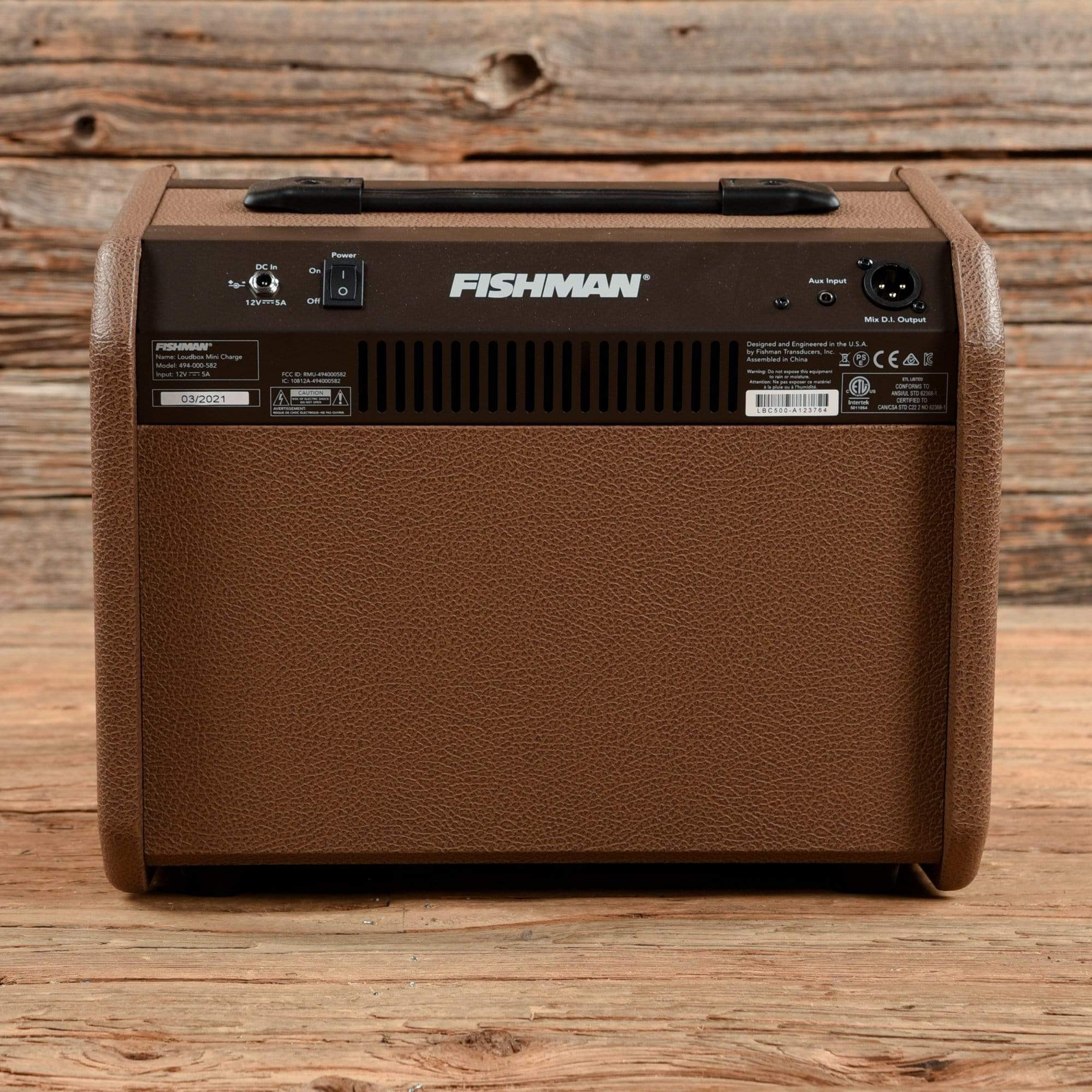 Fishman Loudbox Mini Charge 60 Watt Rechargeable Battery-Powered Acoustic Amplifier Amps / Guitar Combos
