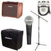 Fishman Loudbox Mini Charge 60w Rechargeable Acoustic Amplifier w/Fishman Slip Cover, Shure SM58S Mic, Euroboom Mic Stand and 10' Mic Cable Amps / Guitar Combos