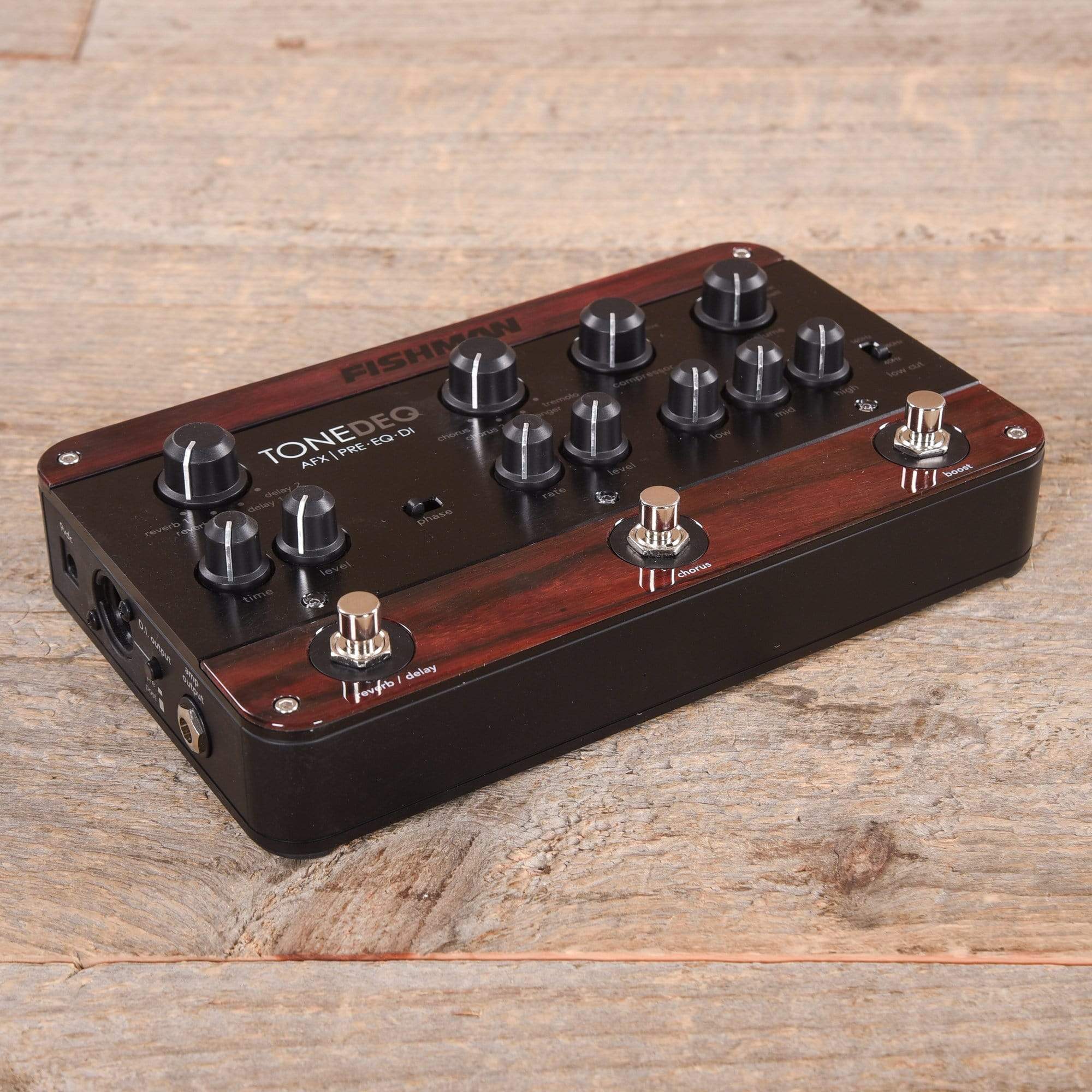 FISHMAN FX ToneDEQ AFX Preamp, EQ and DI with Dual Effects