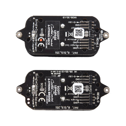 Fishman Fluence Custom Series Scott LePage Pickup Set Black Parts / Guitar Pickups