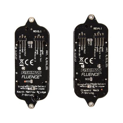 Fishman Fluence Keith Merrow 7-String Black Set Parts / Guitar Pickups