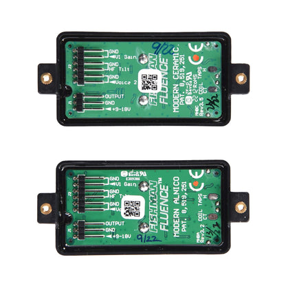 Fishman Fluence Modern Humbucker 6-String Set Brushed Black Nickel Parts / Guitar Pickups