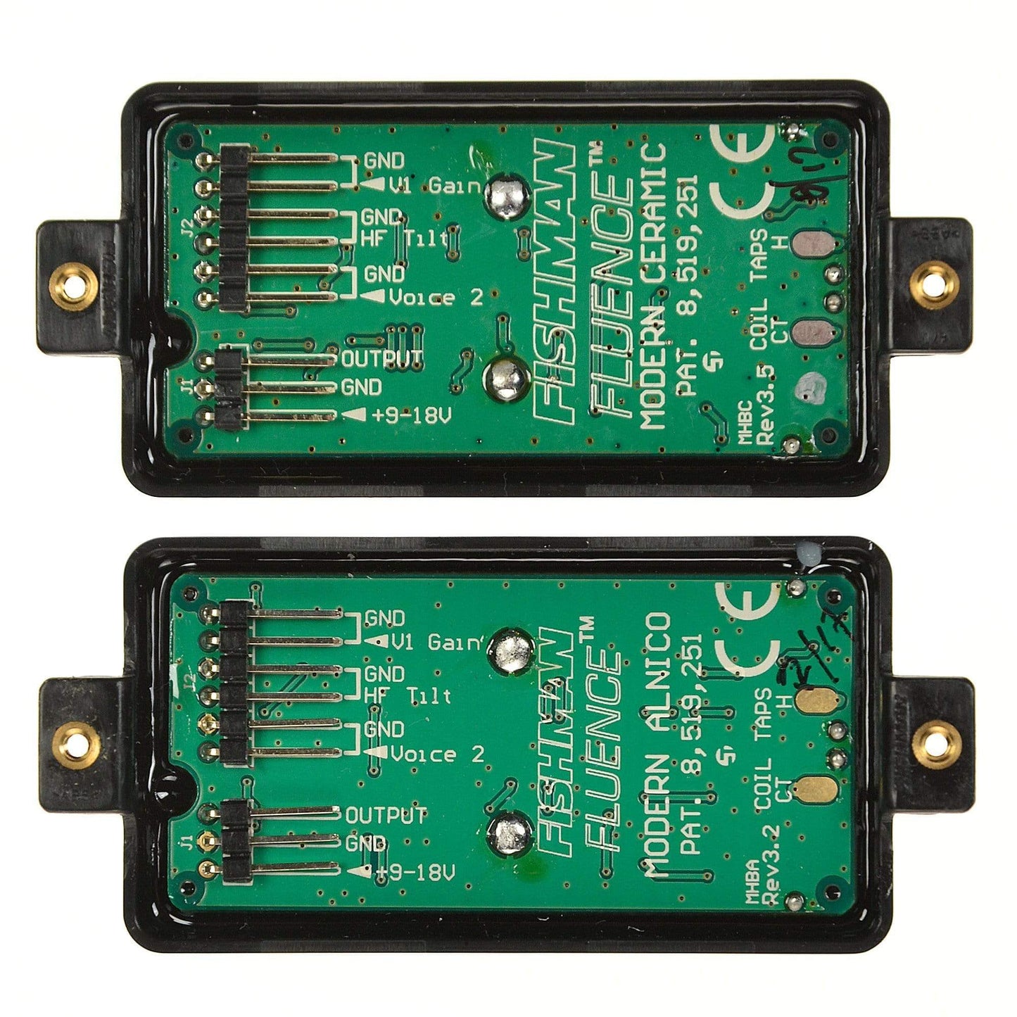 Fishman Fluence Modern Humbucker Set Black Nickel Parts / Guitar Pickups