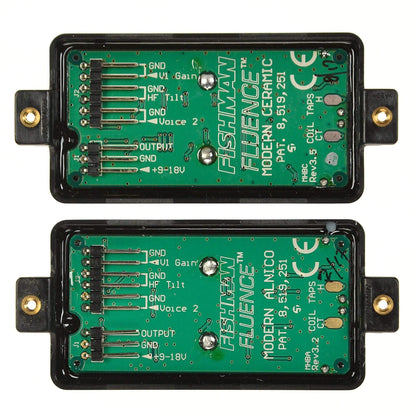 Fishman Fluence Modern Humbucker Set Black Nickel Parts / Guitar Pickups